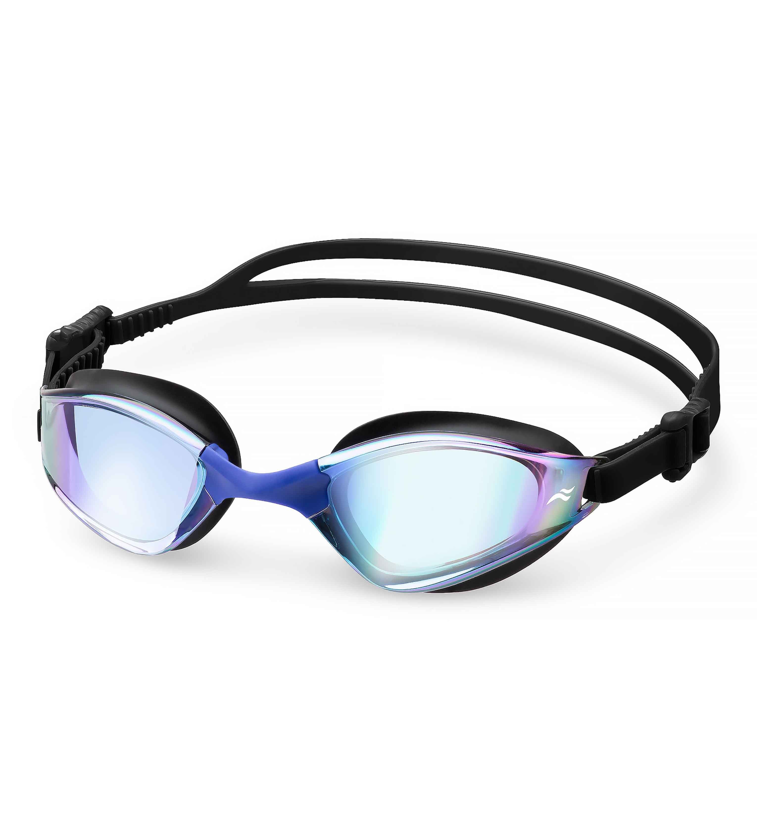 Aqua Speed Schwimmbrille Zen Race-Goggles verspiegelt schwarz – Anti-Fog & UV-Schutz, Wasserdichte Dichtungen – für Chlor- & Salzwasser geeignet
