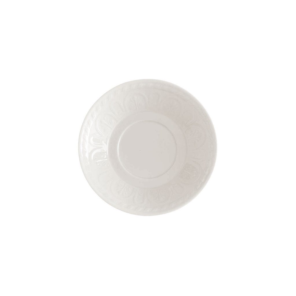 Villeroy & Boch Untertasse Cellini Mokka-/Espresso-Untertasse, (1 St), Premium Porcelain, mikrow.- & spülm.sicher, Made in Germany