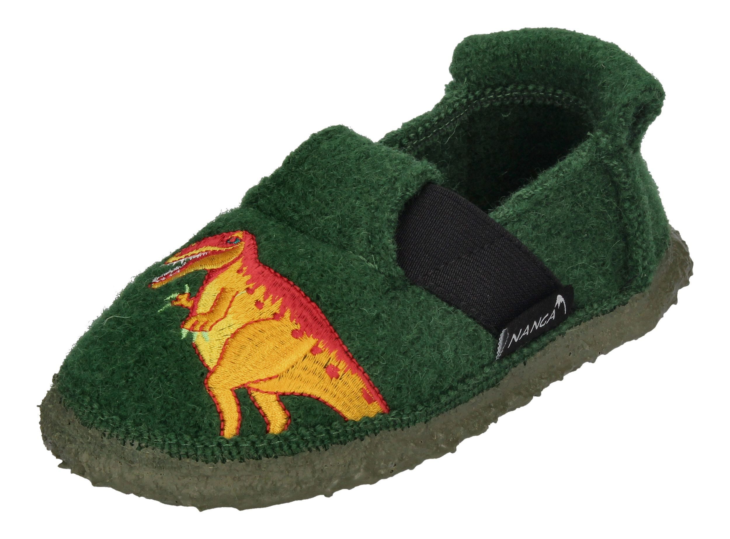 NANGA Dinos Hausschuh Dunkelgrün
