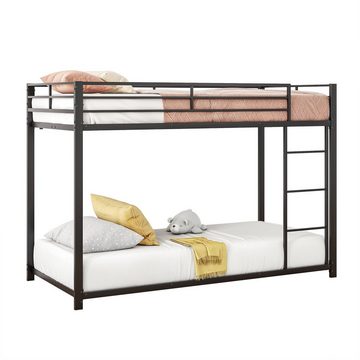 Ulife Etagenbett Kinderbett Eisenbetten, Eisenetagenbetten in klassischer Form, Metall, 90×200 cm