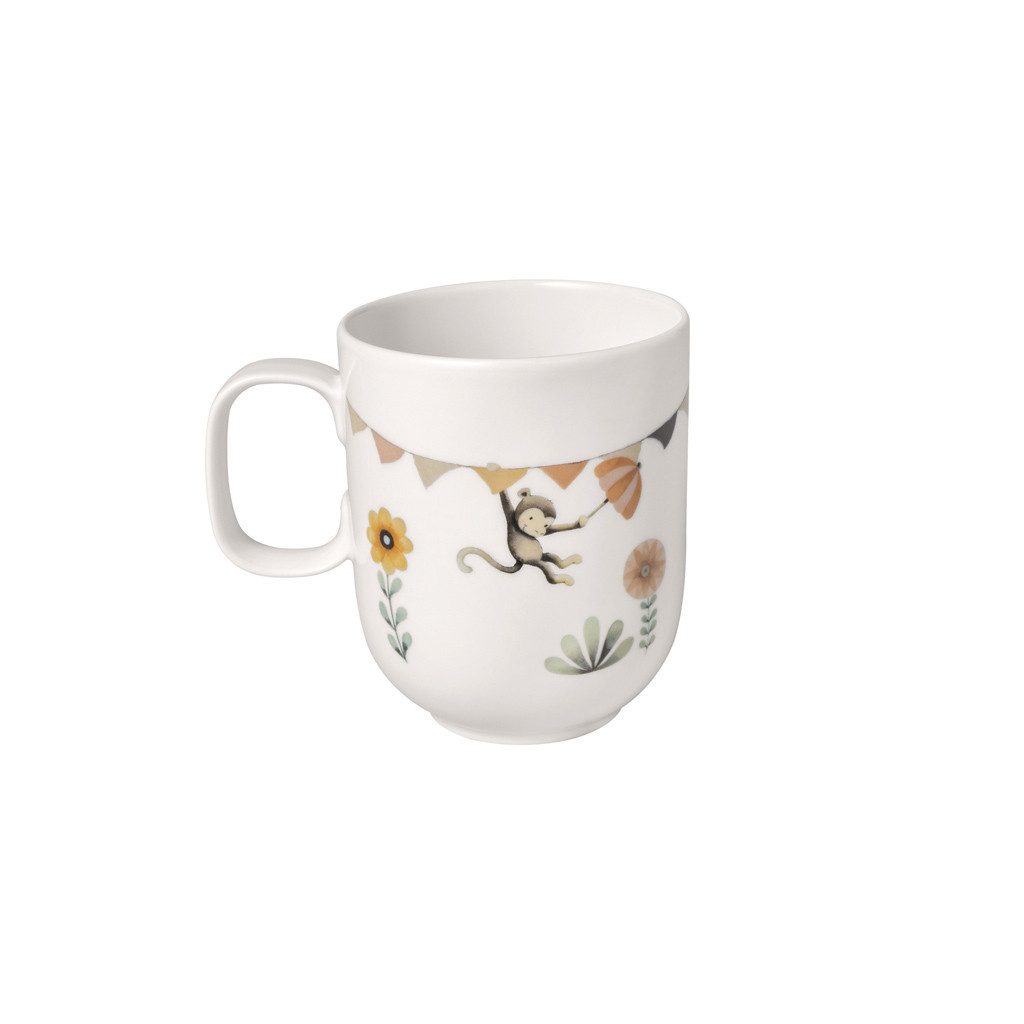 Villeroy & Boch Kinderbecher Roar like a Lion Kinderbecher mit Henkel, groß, 1-tlg., Porzellan, Premium Porcelain, mikrow.- & spülm.sicher, Made in Germany