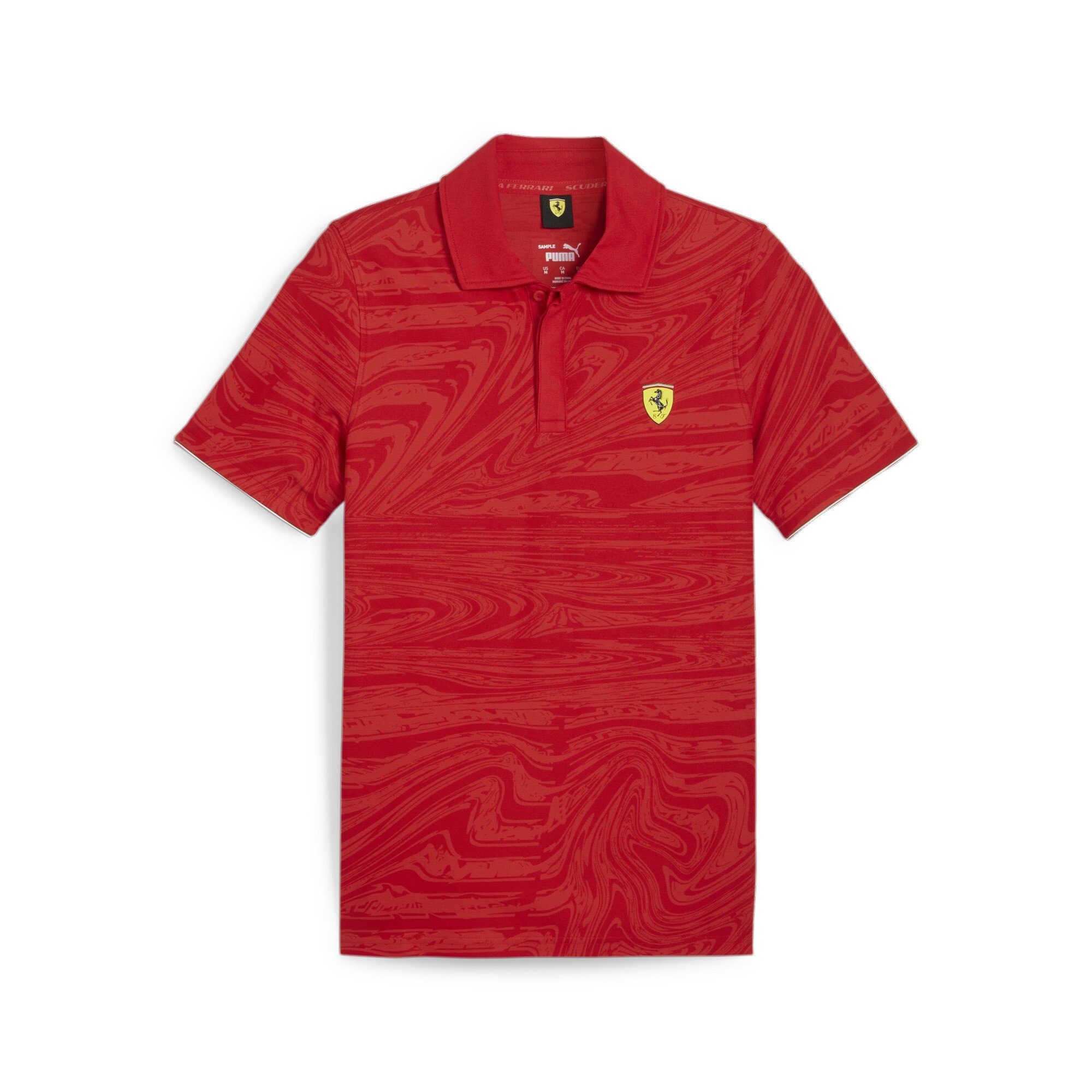 PUMA Poloshirt Scuderia Ferrari Race Motorsport Poloshirt mit Grafik Herren