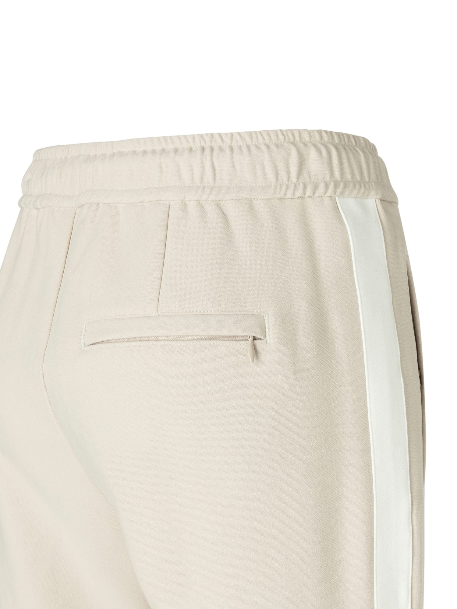 MAC Stretch-Hose natur, Casual, Polyester, Unifarben, Regular Fit, Mittel