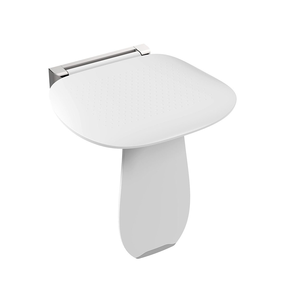 HEUFFE Duschstuhl Duschsitz Klappbar Wandmontage Duschklappsitz Klappsitz Dusche, Bis 200 kg Badestuhl, Duschhocker, Hocker, Duschstuhl für Senioren