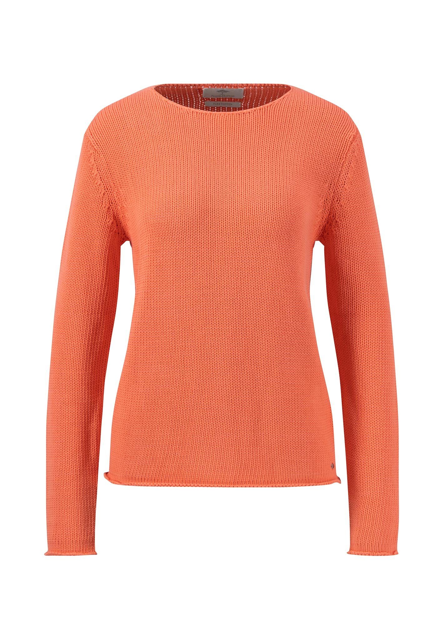 Niete der mit Seite coral an FYNCH-HATTON Strickpullover