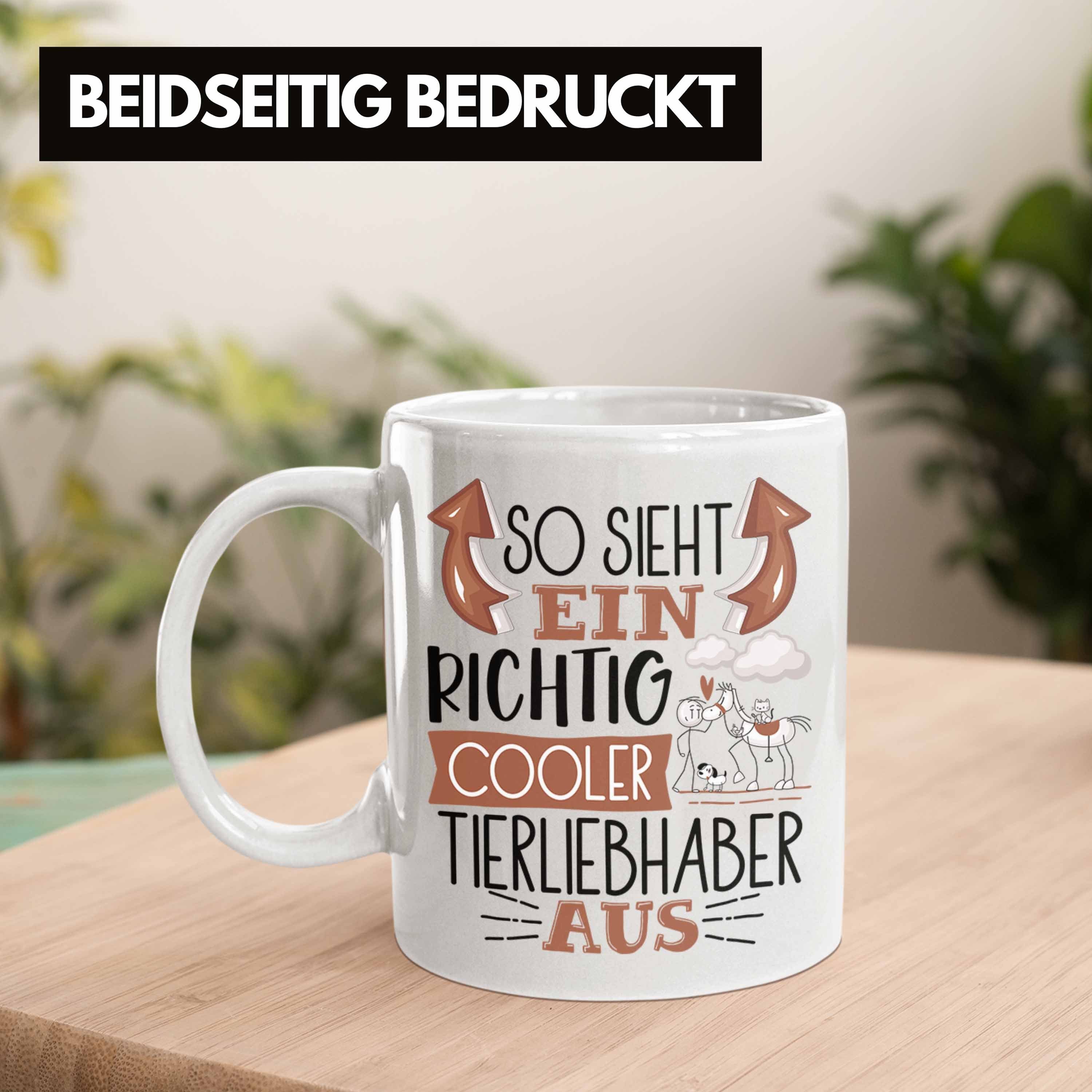 Ein Tasse Cooler Geschenk Sieht Trendation Aus So Tasse Richtig Tierliebhaber Lustiger Weiss