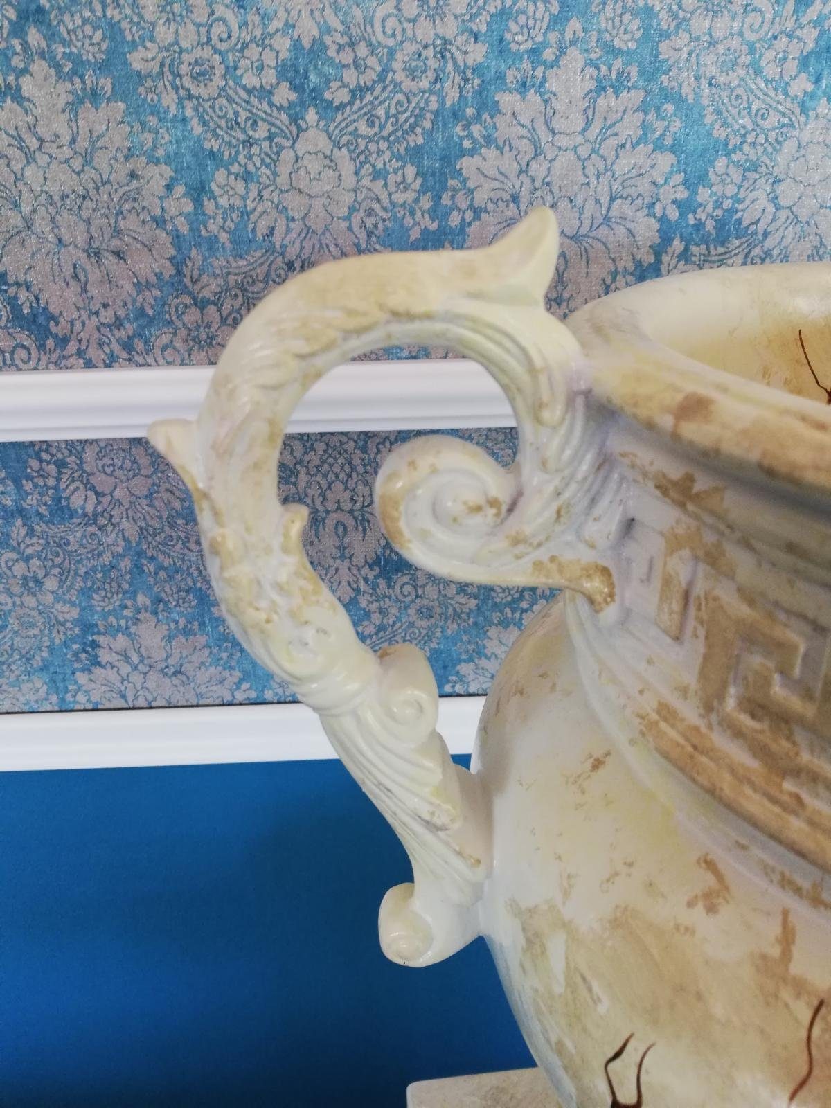 Hochwertige Dekoration Antik Designer Medusa Skulptur Vase JVmoebel Stil Vasen Kelch