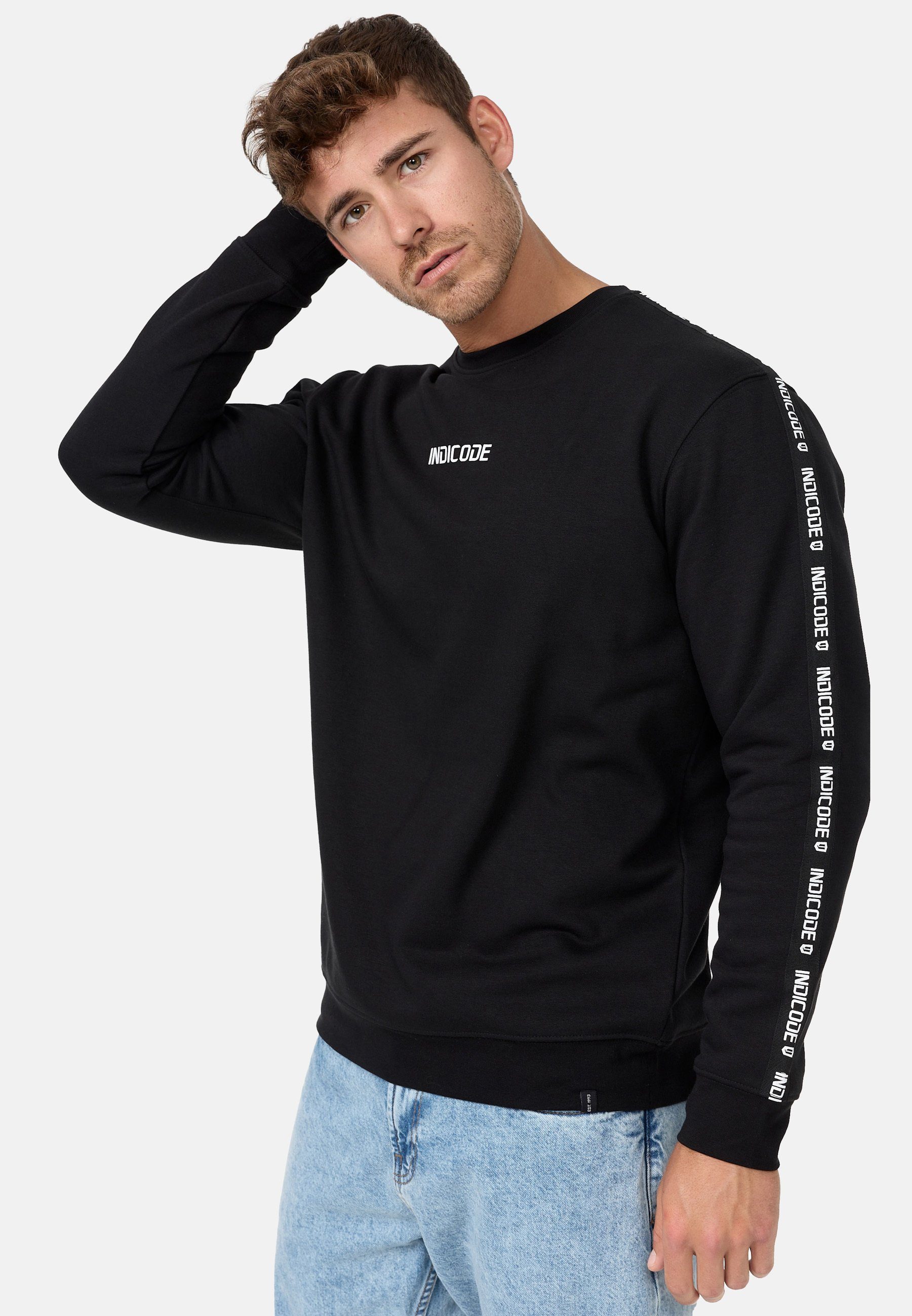 Indicode Sweatshirt INKorbin Black