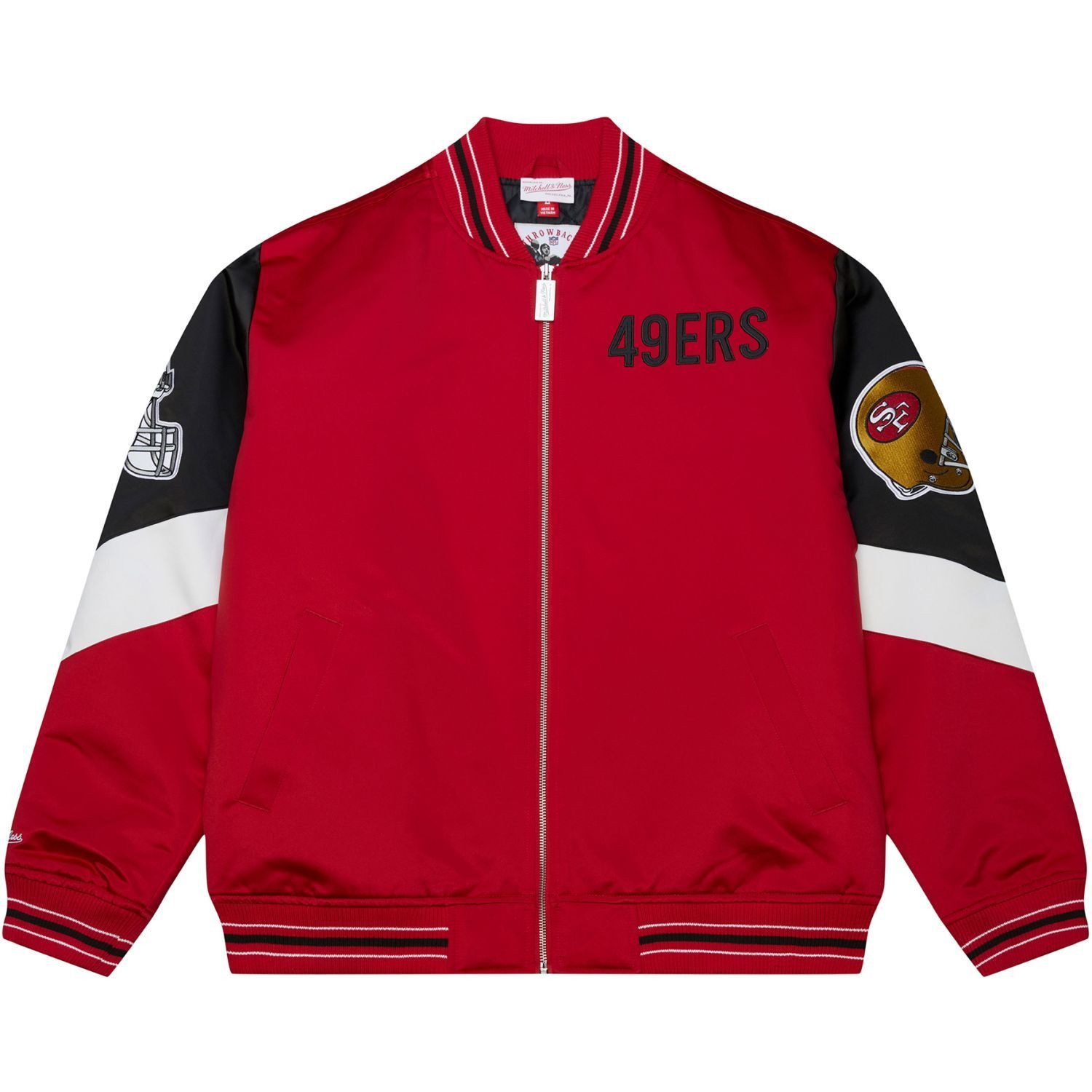 Mitchell & Ness Collegejacke Heavyweight Satin NFL San Francisco 49ers