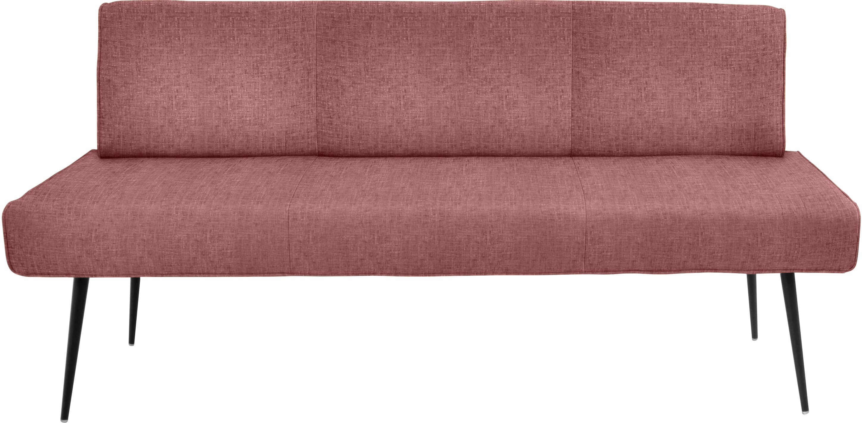 K+W Komfort & Wohnen Polsterbank Giacomo I (1-St), Metallfüsse in schwarz, wahlweise in der Breite 200cm oder 177cm. Reduzierter Preis € 1.234,47. Unverbindliche Preisempfehlung € 1.399,00