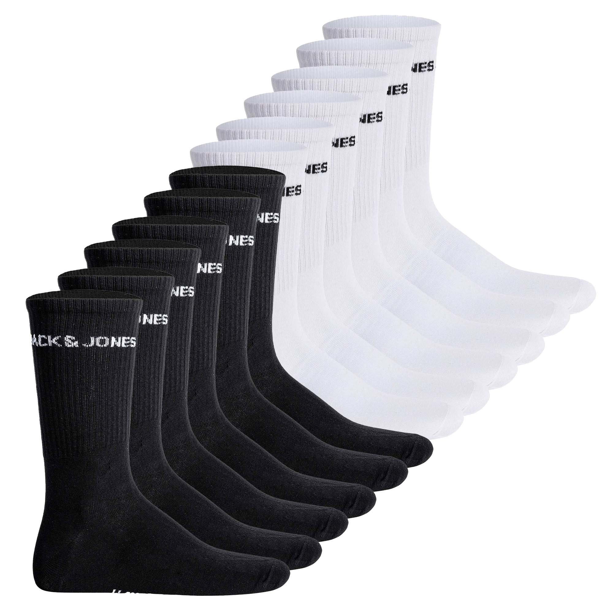 Sportsocken Herren Socken 12er Pack Baumwolle JACLOGO 12 PACK