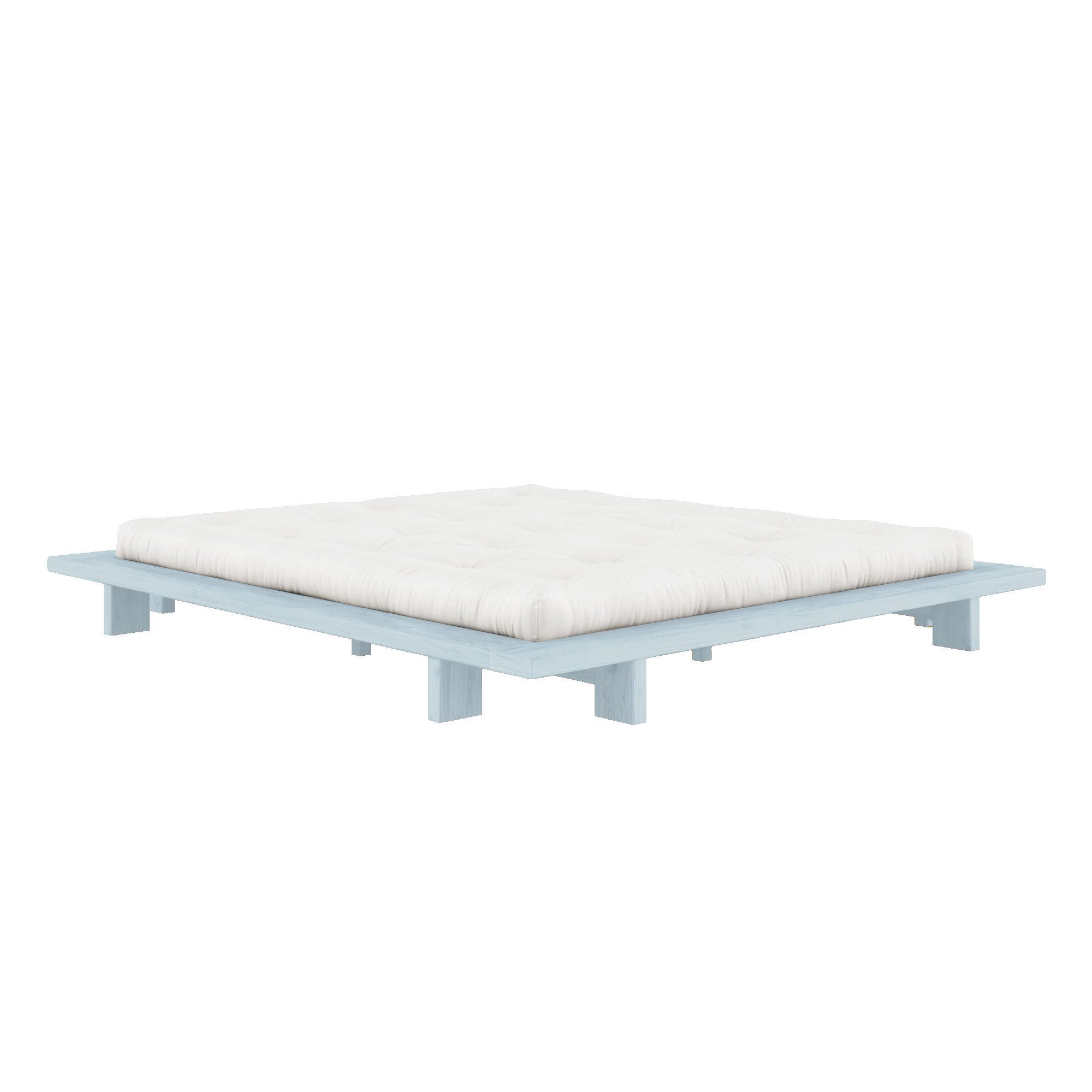 Karup Design Futonbett Bettgestell JAPAN BED Futonbett aus FSC®-zertifiziertem Massivholz (Mit Lattenrost), zeitlos, bequem & in mehreren Farben und Größen erhältlich