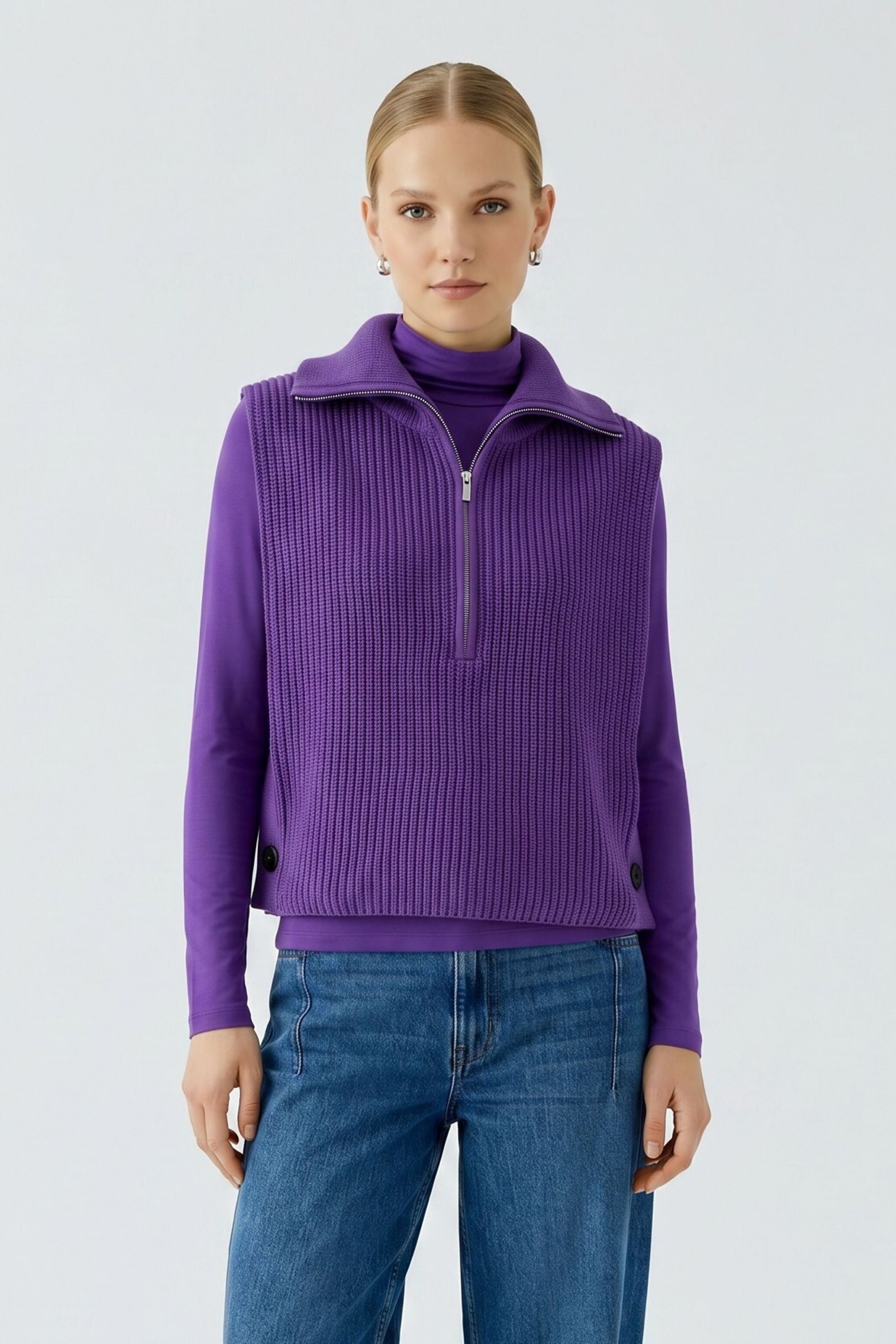 Oui Rollkragenpullover