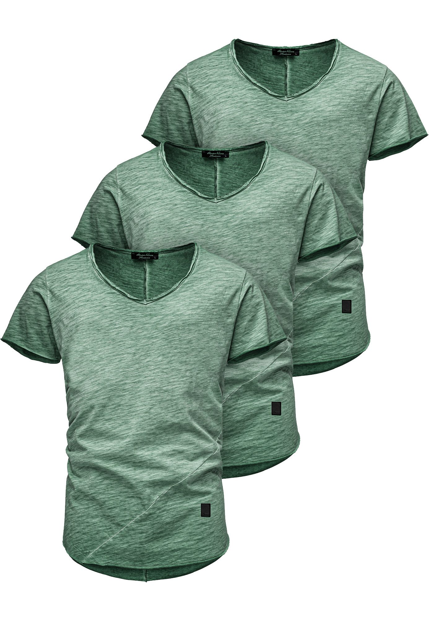 Amaci&Sons T-Shirt 3. NYC Herren 3er-Pack günstig online kaufen