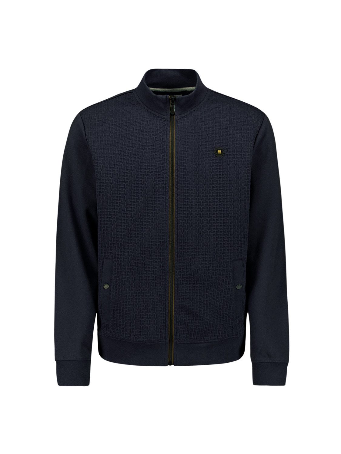 NO EXCESS Sweater No Excess Sweatshirt mit Vollreißverschluss