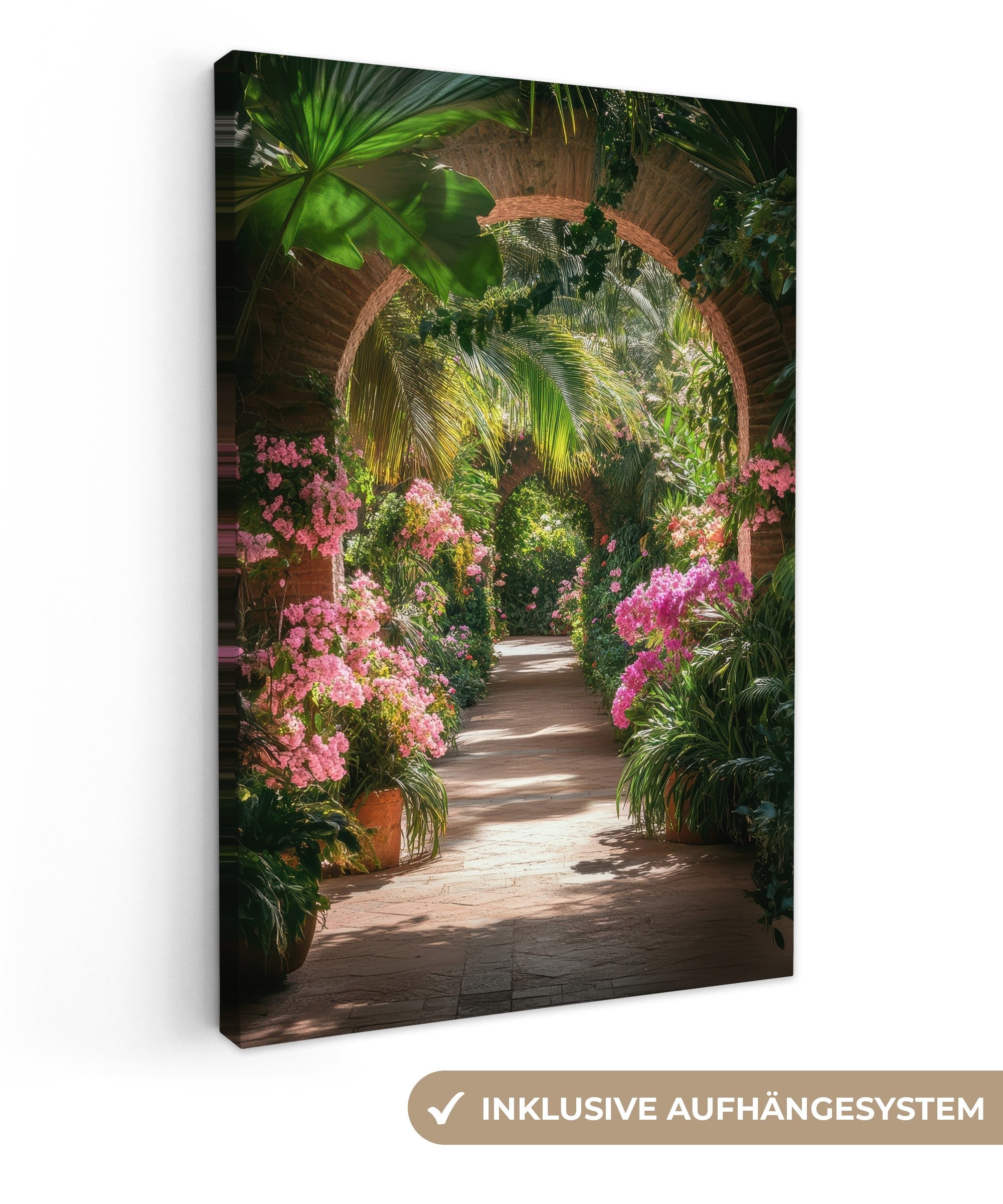 OneMillionCanvasses® Leinwandbild Fensterblick - Fenster - günstig online kaufen