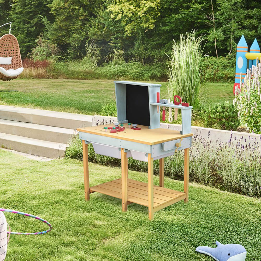 HOME DELUXE Spielwerkbank Werkbank aus Holz TOOL, Outdoor Kinderwerkbank, H günstig online kaufen
