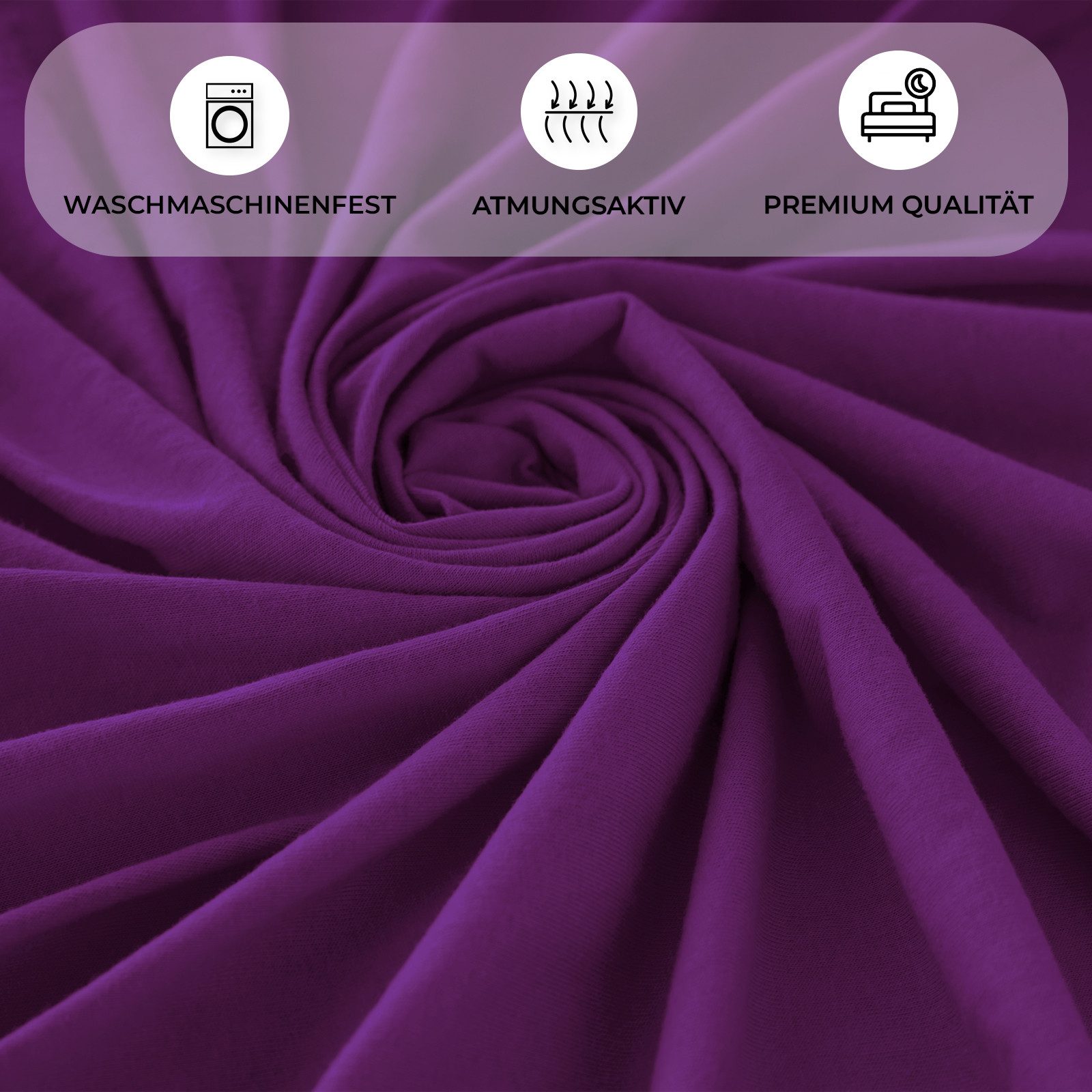 Buymax Kissenbezüge Kissenbezug 100% Baumwolle Premium Jersey, (2 Stück), K günstig online kaufen