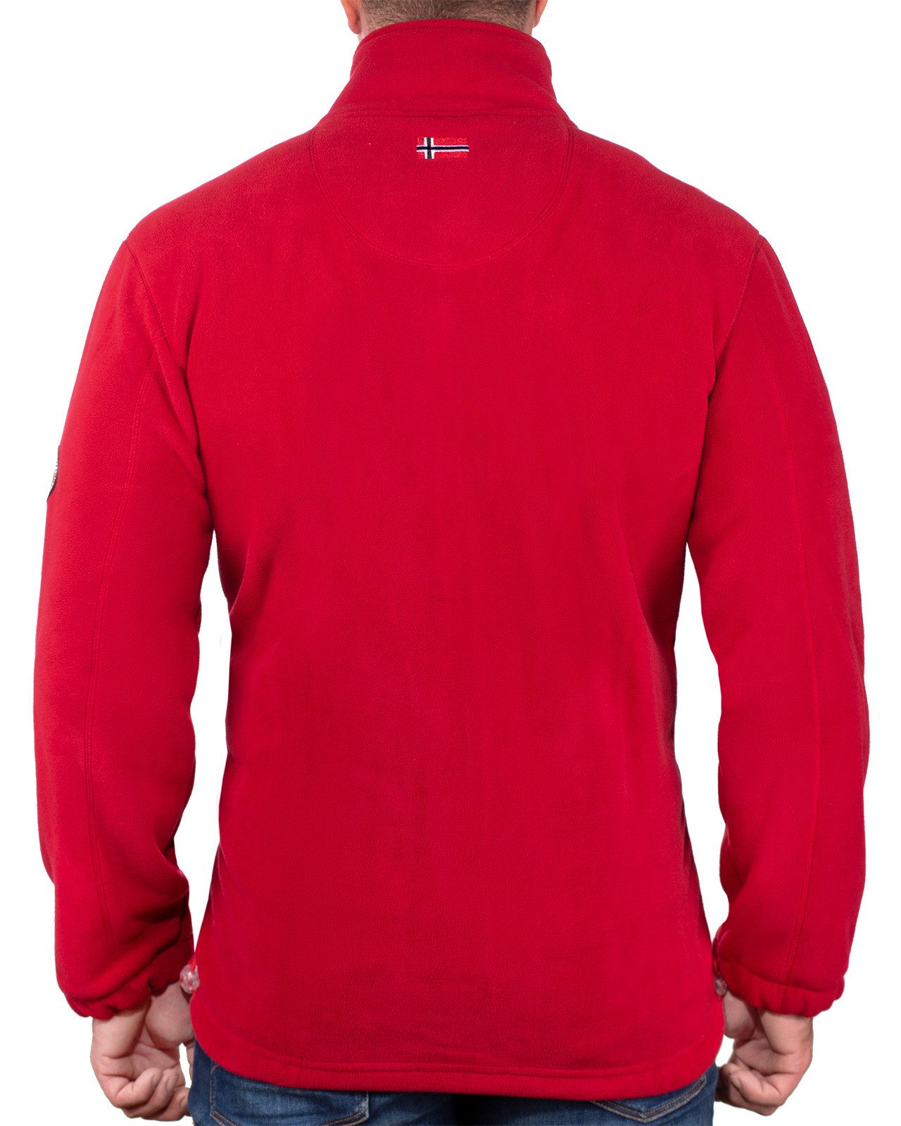 Geo Norway Fleecejacke Herren Outdoor Jacke batorleon mit Stickereien auf B günstig online kaufen