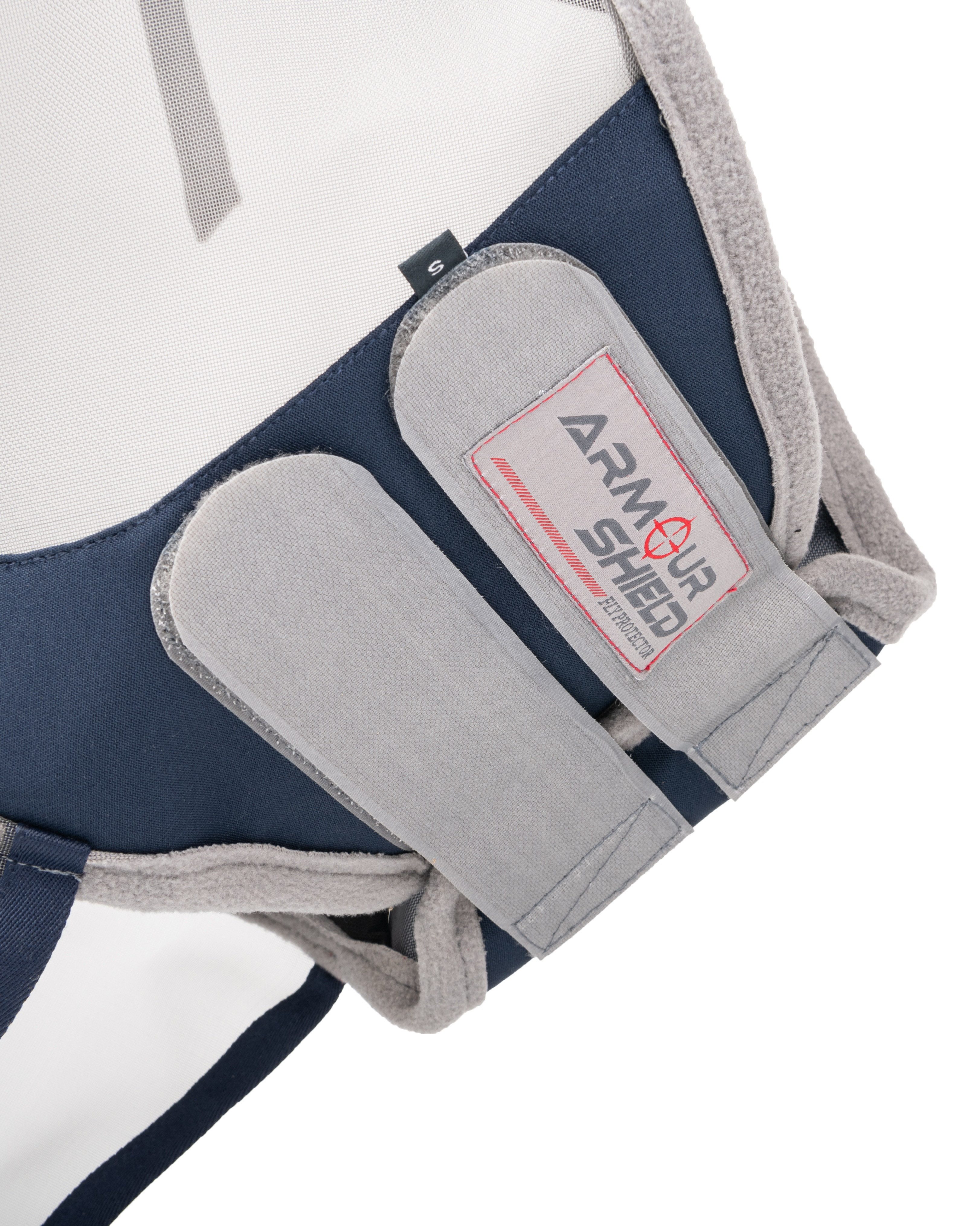 LeMieux Fliegenmasken Fliegenmaske Armour Shield Pro in navy/grau