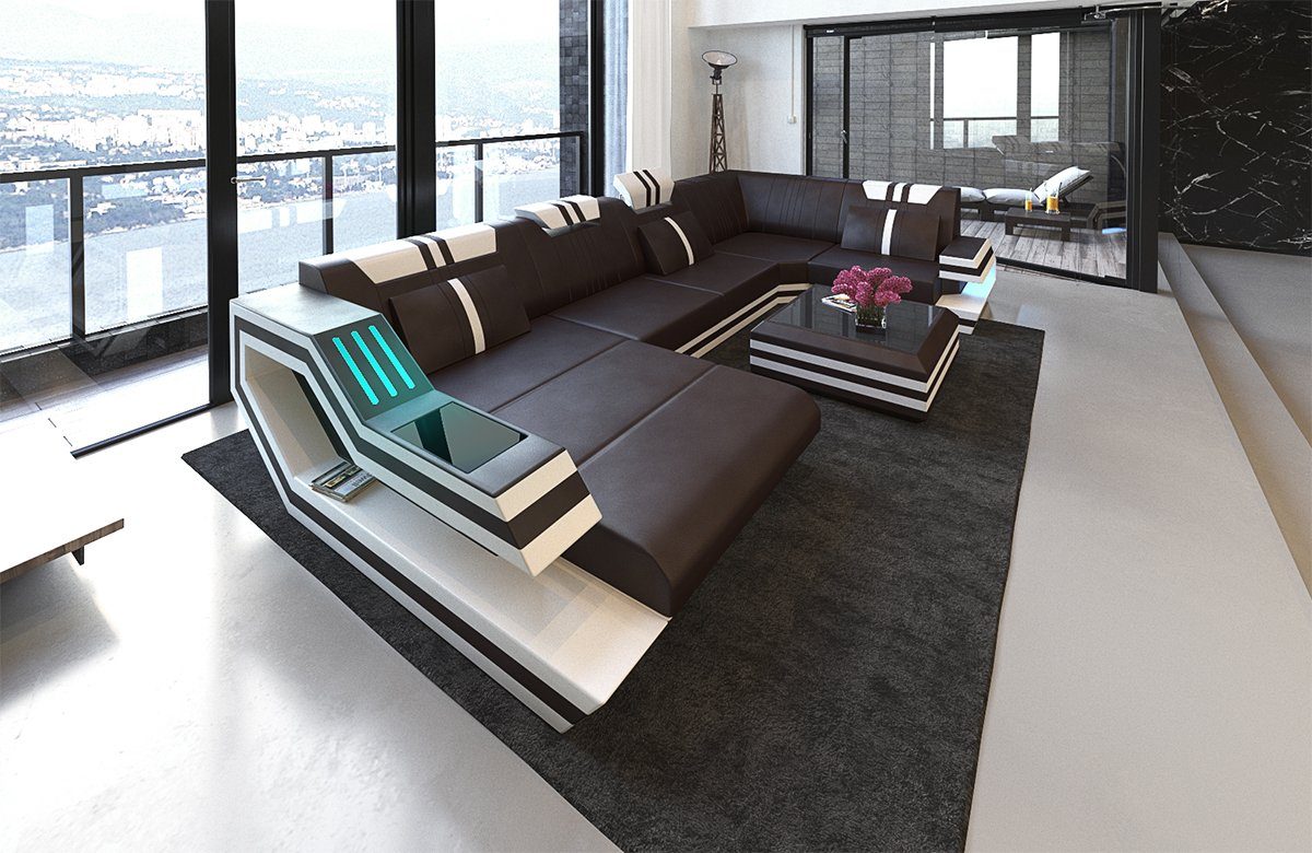 Sofa Dreams Wohnlandschaft Leder Sofa Ledercouch günstig online kaufen