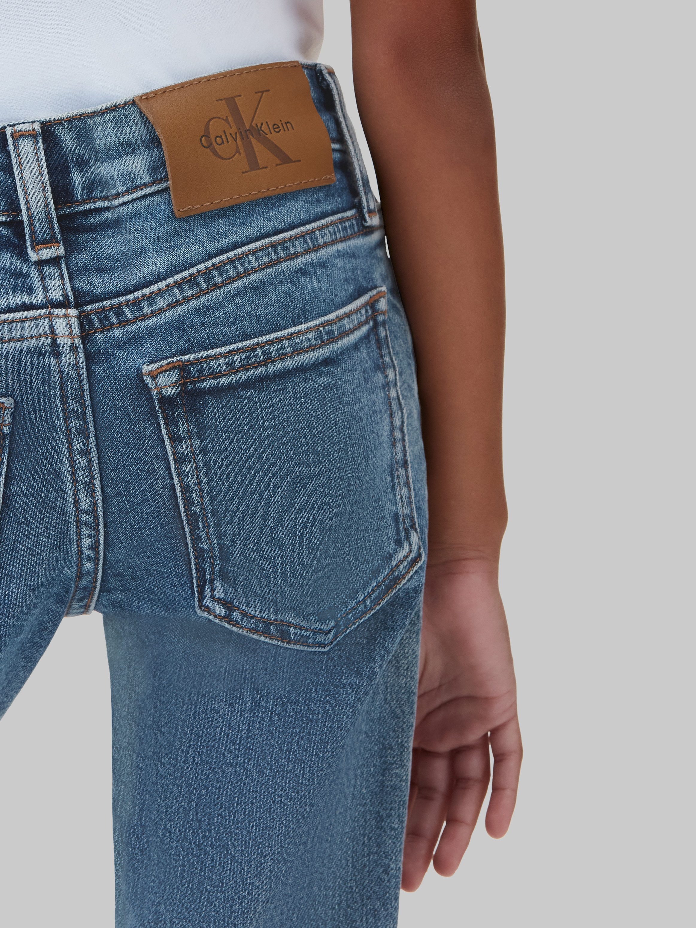 Calvin Klein Jeans Schlagjeans MRFLARE JEANS BECKFORD BLUE Regular fit mit Taschen