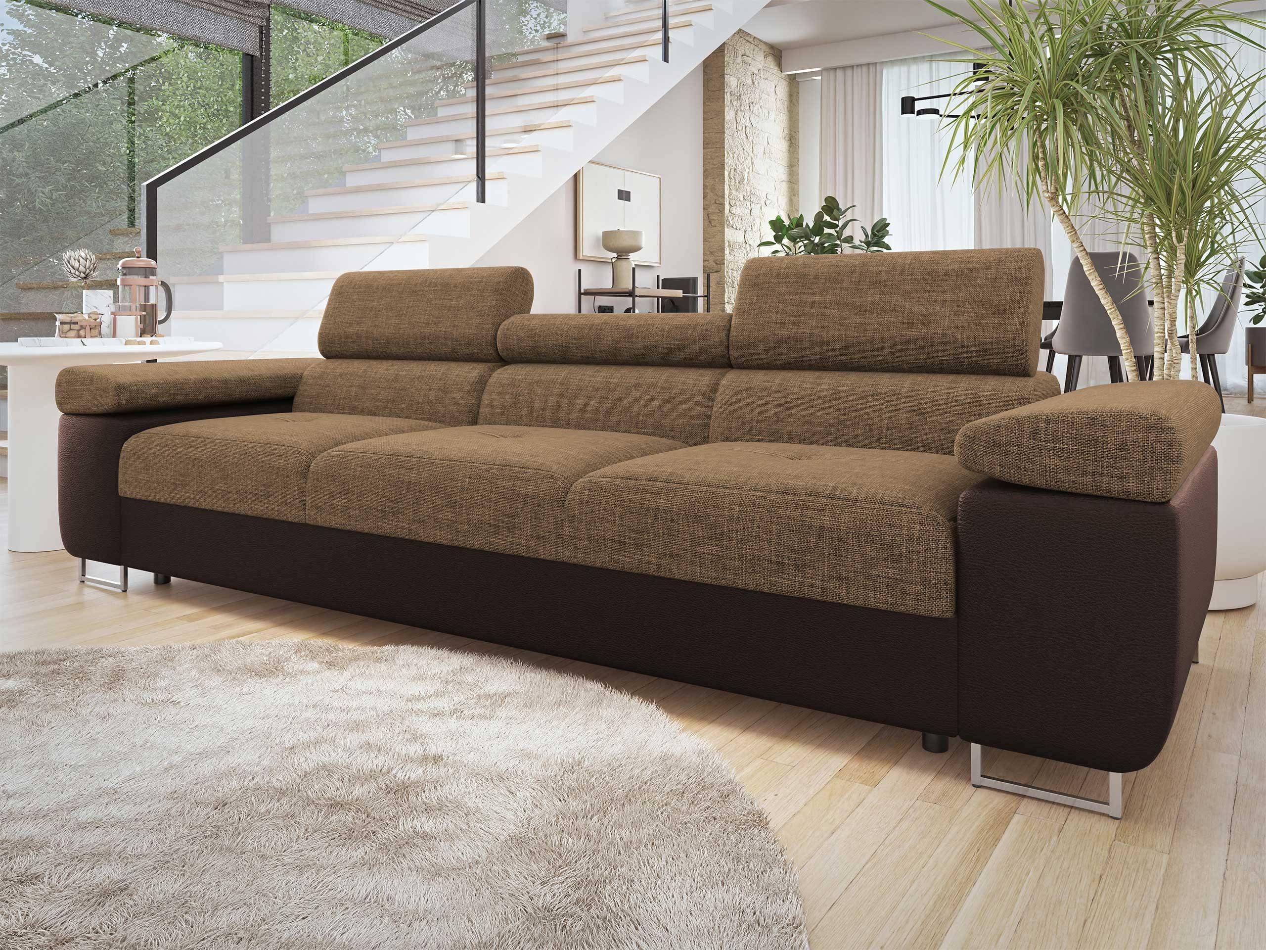 MIRJAN24 Sofa Torezio 3, Einstellbare Kopfstützen, günstig online kaufen
