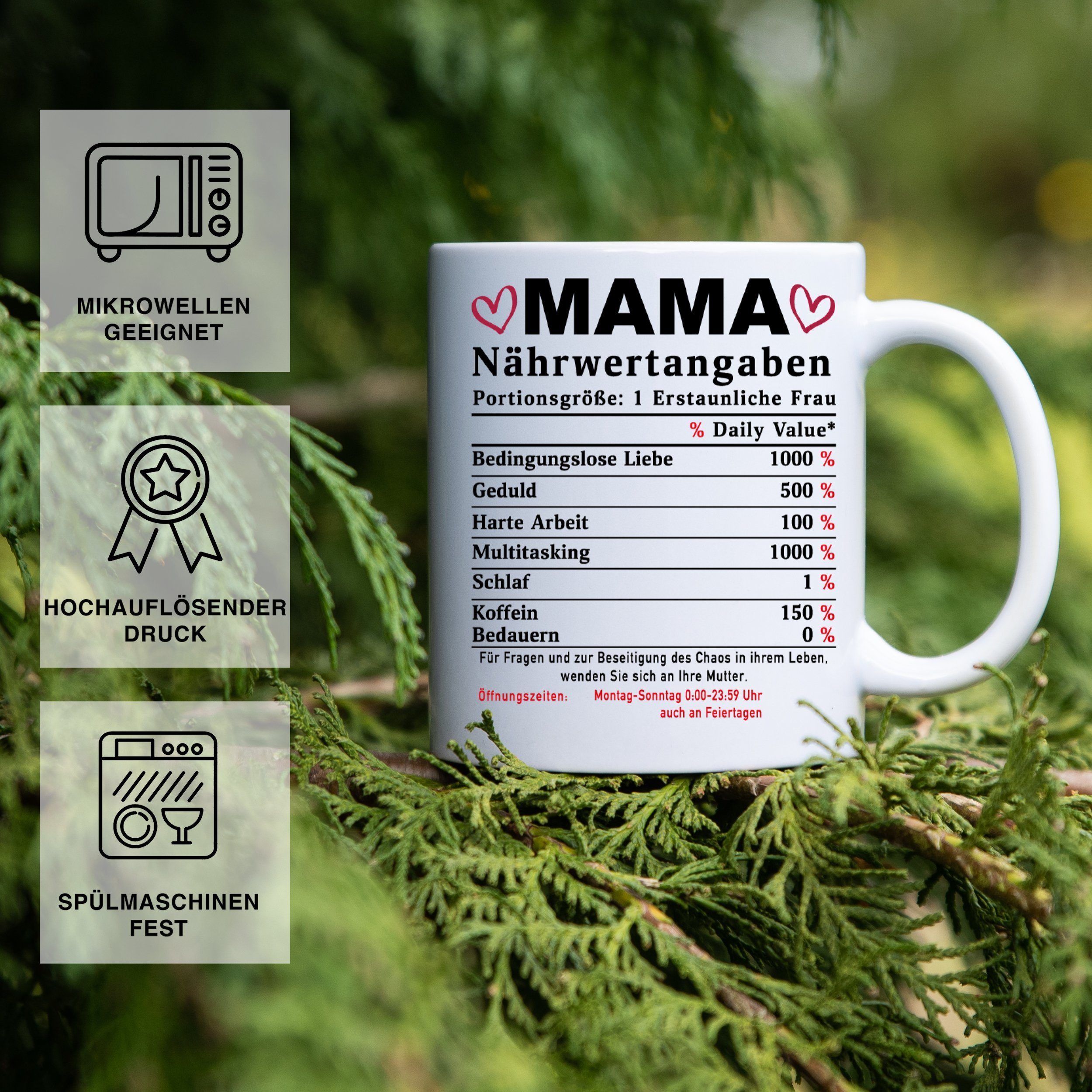 Giftandprint Tasse für Mutter- Mama Tasse als Geschenk zum Muttertag Weihnachtsgeschenke, Muttertagsgeschenk, Geschenke, Spülmaschinenfest, Mit Geschenkbox