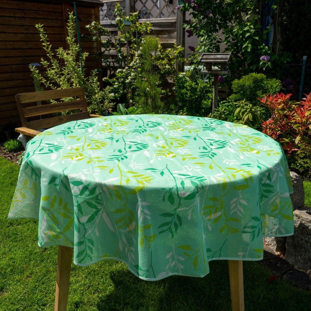 laro Tischdecke Gartentischdecke Wetterfest Rutschfest Rund günstig online kaufen