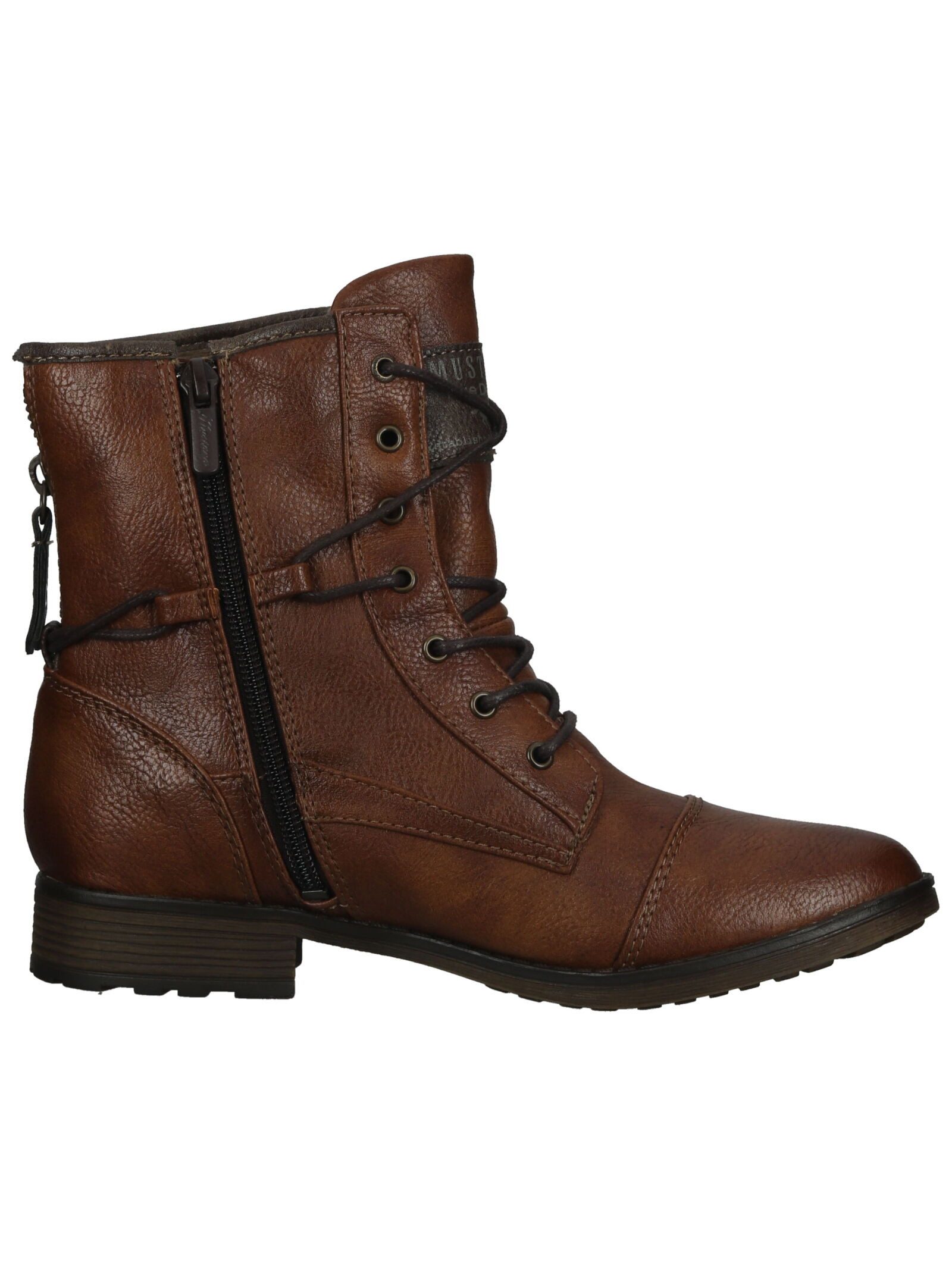 Mustang Shoes Mustang Shoes Stiefelette Lederimitat Schnürstiefelette