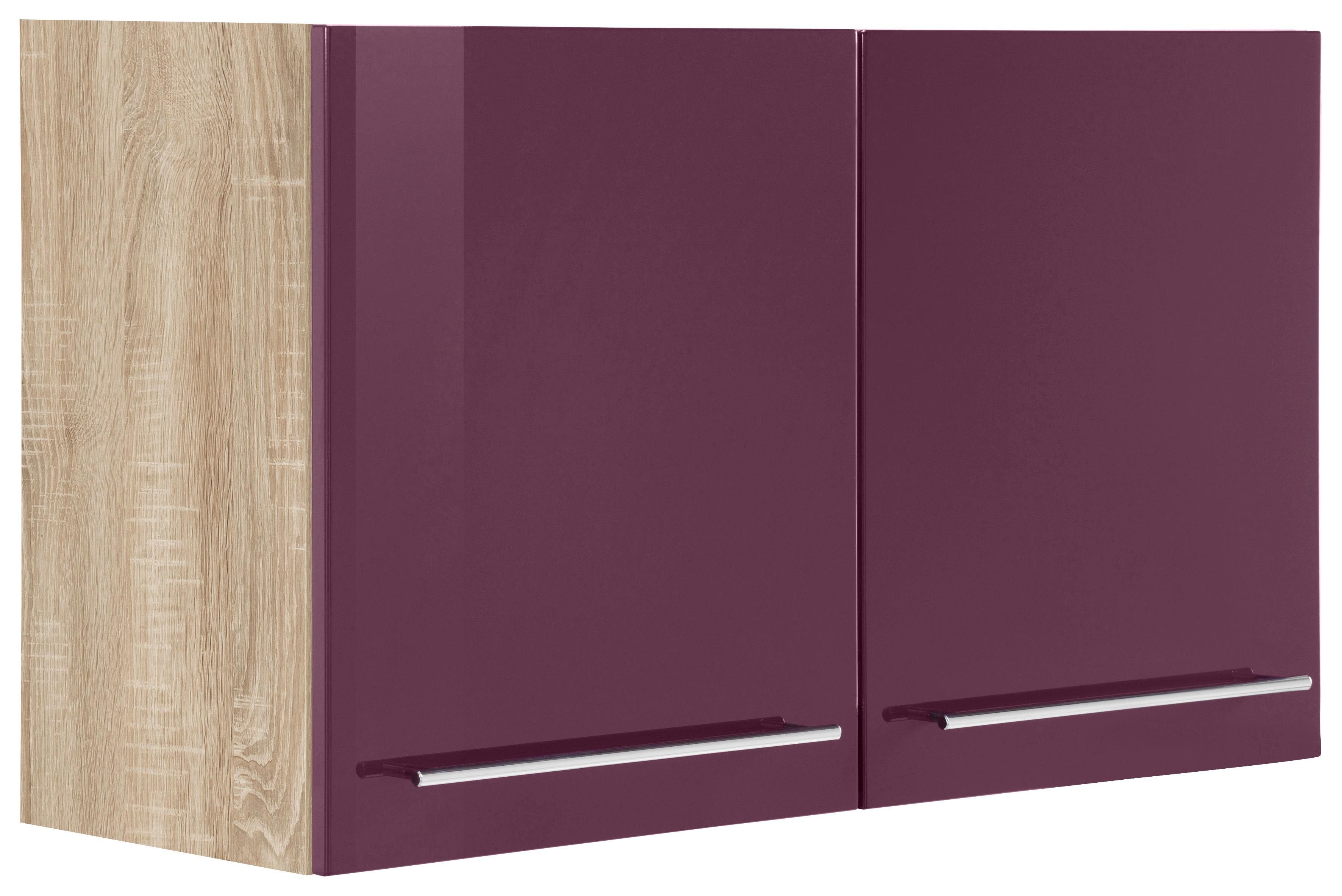 MÖBEL Hochglanz HELD Hängeschrank Eton sonoma cm Aubergine eiche | 100 Breite