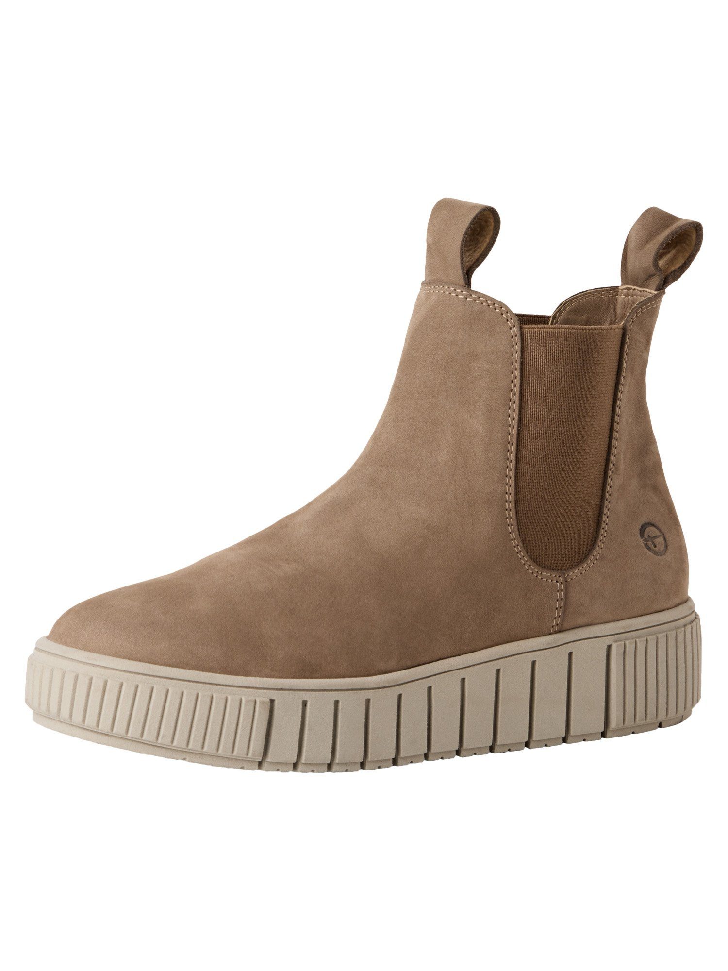 Tamaris COMFORT-Lining, Removable Sock aus Leder Chelseaboots COMFORT-Lining
