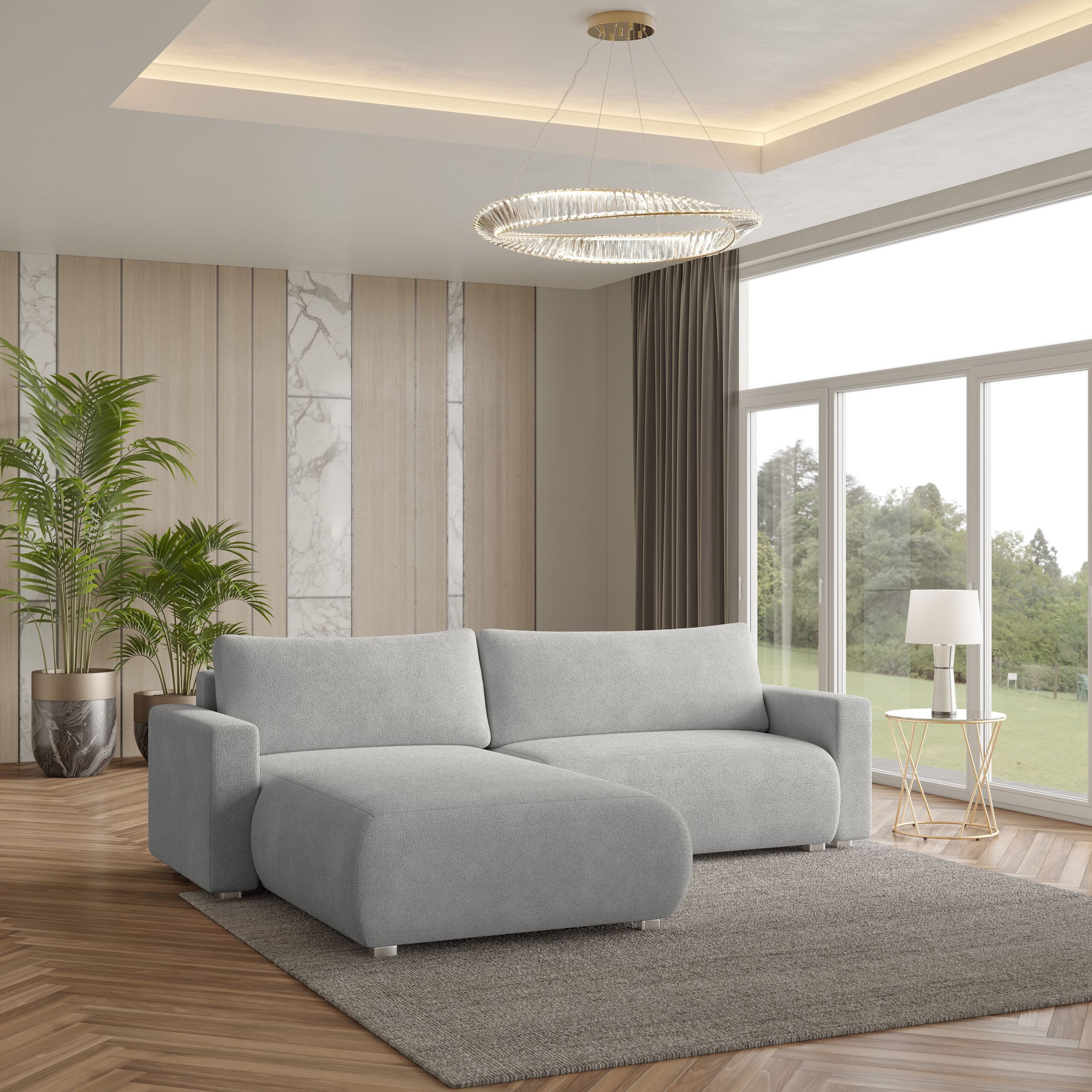 Masseno Ecksofa TURIN mit Schlaffunktion L-Form, günstig online kaufen