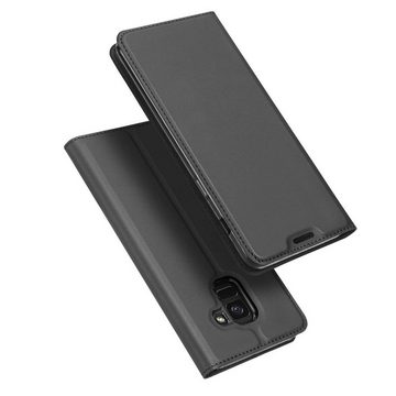 CoolGadget Handyhülle Magnet Case Handy Tasche für Samsung Galaxy J6 2018 5,6 Zoll, Hülle Klapphülle Ultra Slim Flip Cover für Samsung J6 2018 Schutzhülle