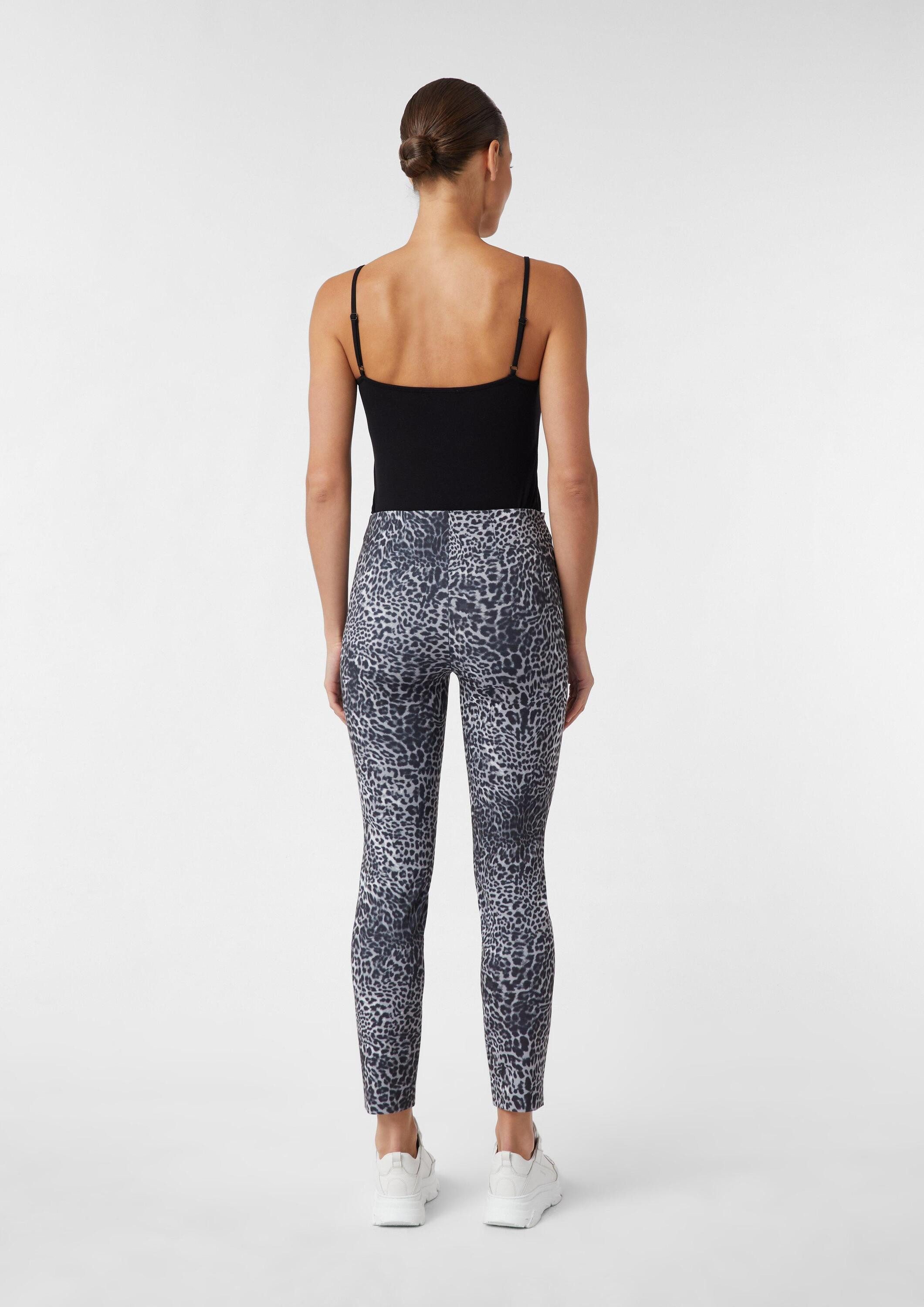 comma 7/8-Hose Hose Ankle-Leggings mit All-over-Print