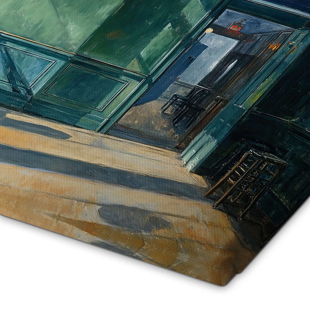 Posterlounge Wandbild Erste Sonnenstrahlen im Café Hopper, Felipe Hora, erhältlich als Poster, Leinwandbild, Wandsticker oder Acrylglasbild