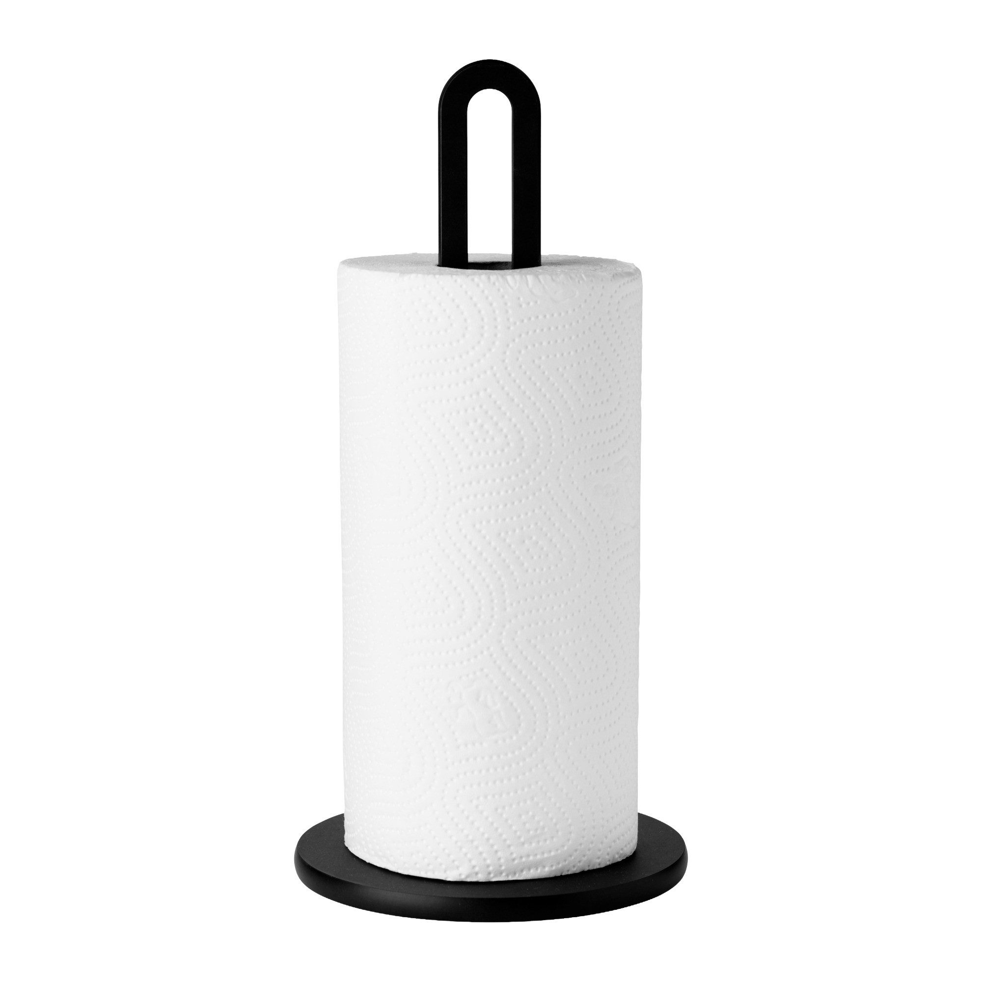 Stelton Küchenrollenhalter Stelton SPIN-IT Küchenrollehalter Black