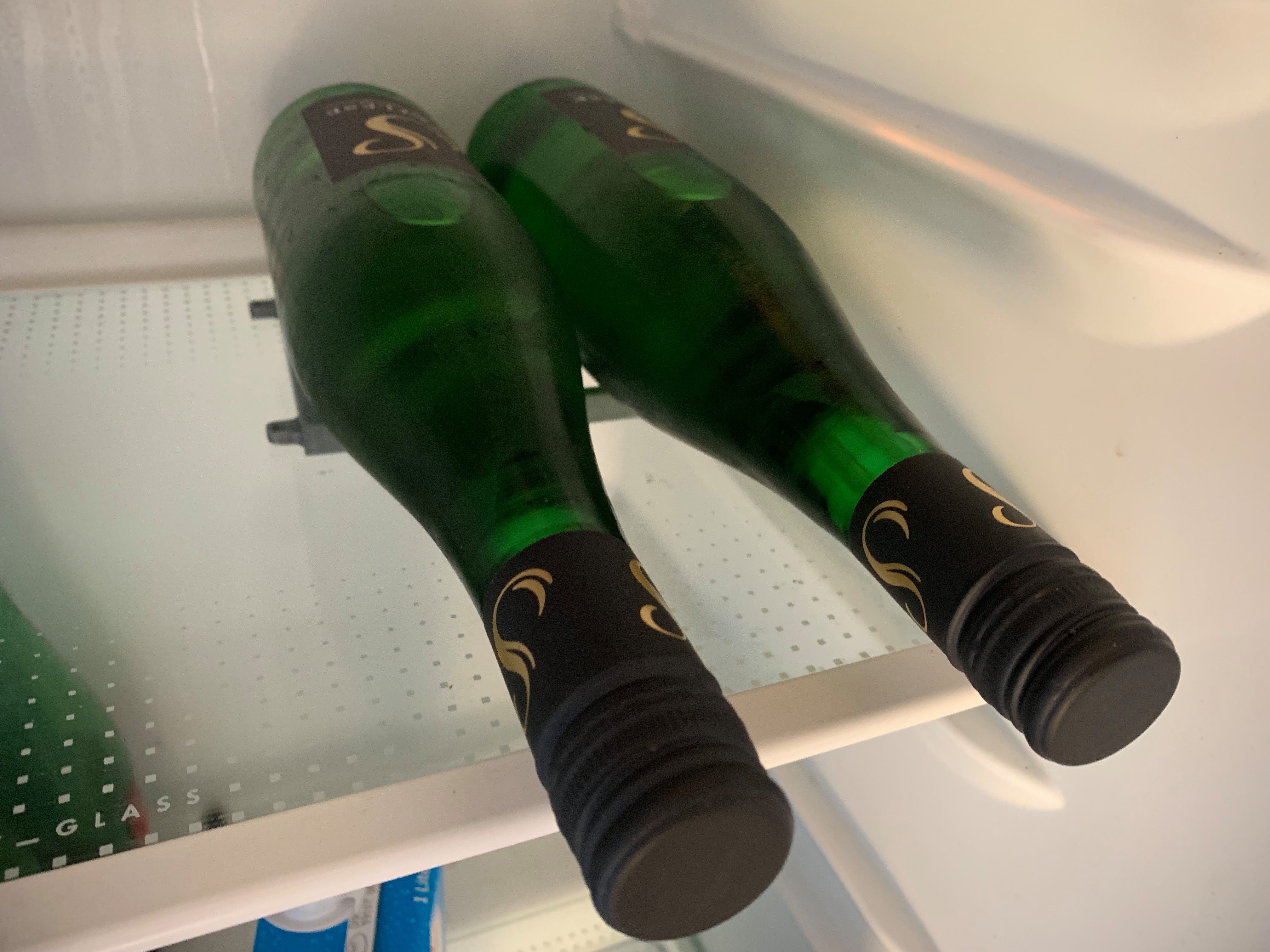 eXODA Flaschenablage Kühlschrank universal Flaschenregal für Wein Bier Dosen Flaschen