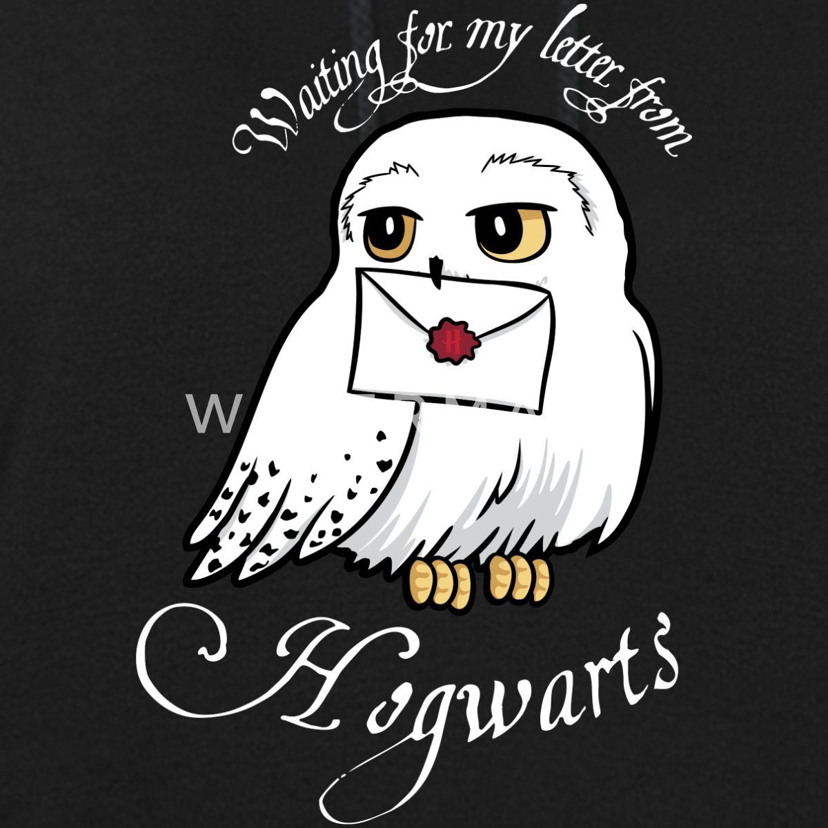 Spreadshirt Hoodie Harry Potter Hedwig Brief günstig online kaufen