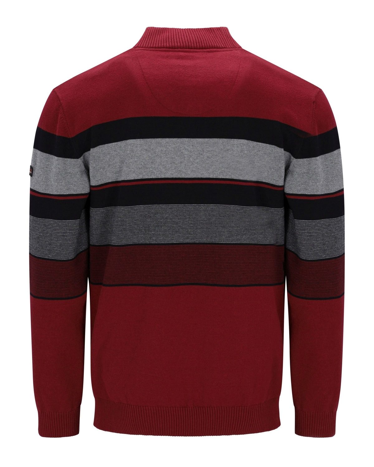 Hajo Strickpullover Pullover mit platziertem Streifenverlauf in reiner Baum günstig online kaufen