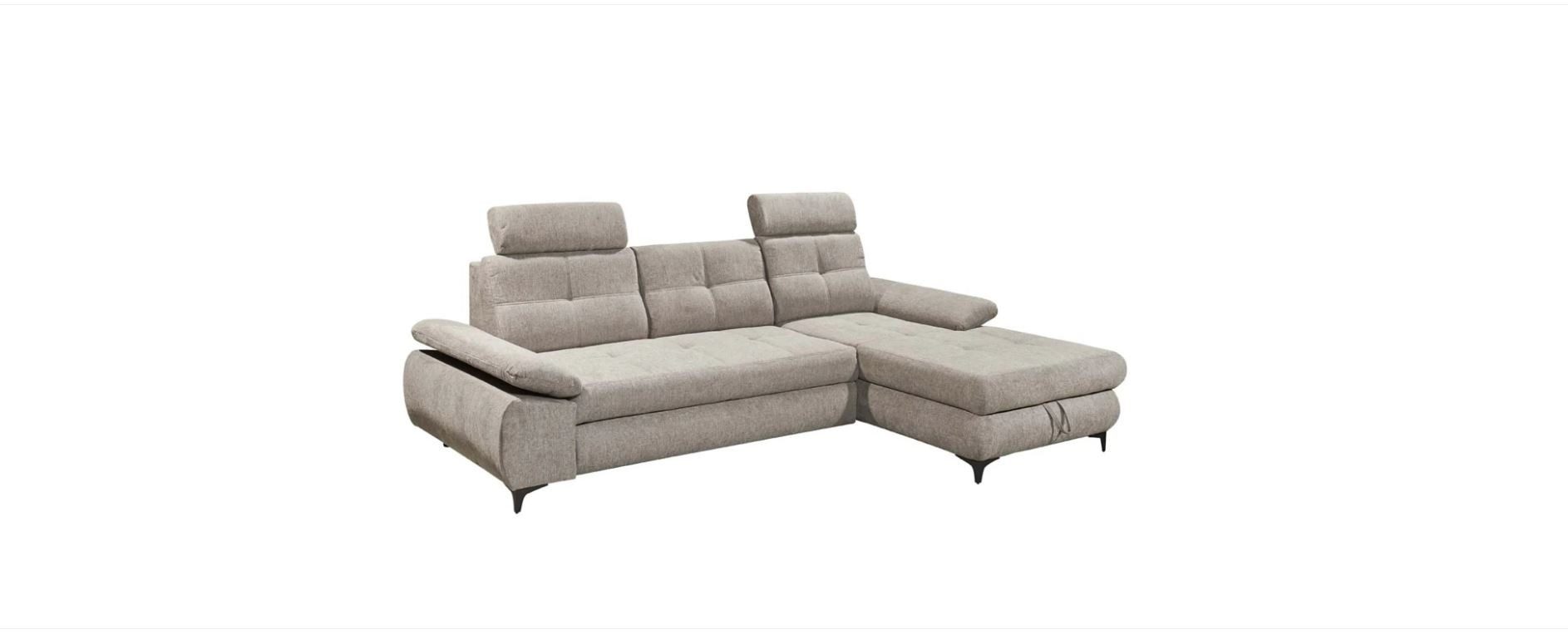 ED EXCITING DESIGN Ecksofa "Altona L-Form", (2 St.), mit Bettfunktion, Bett günstig online kaufen
