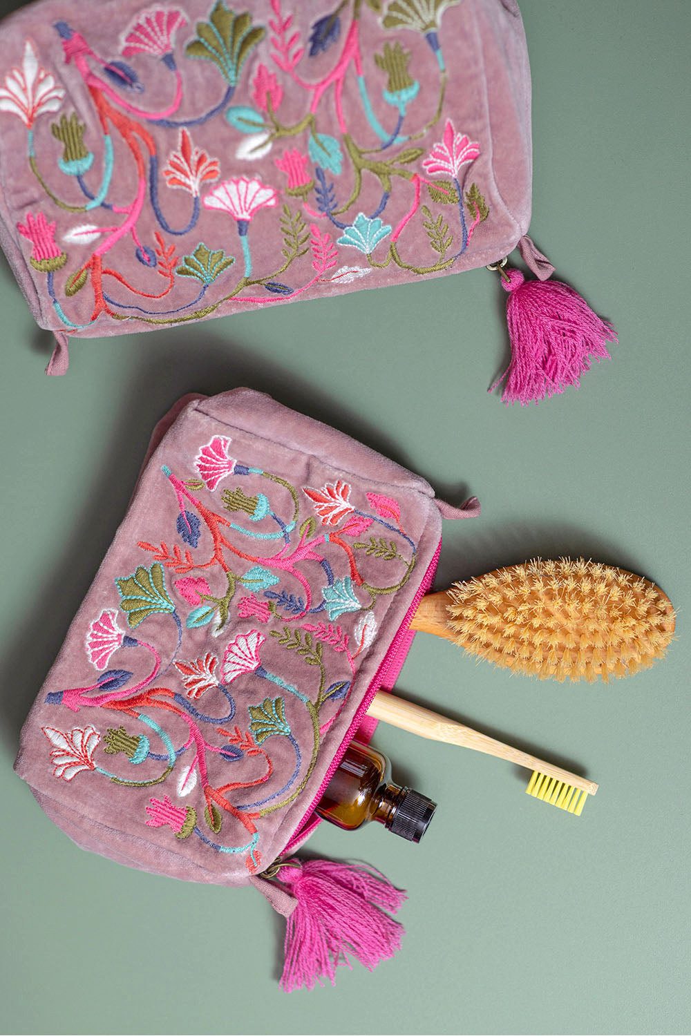 Kosmetiktasche Kosmetiktasche VELVET MEADOW - klein