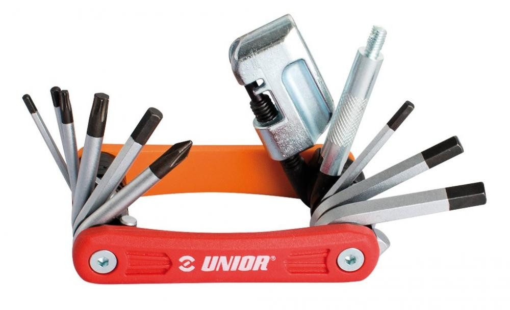 Unior Fahrradwerkzeugset Unior Multitool Euro13 rot 13 Funktionen 1655EURO13-US