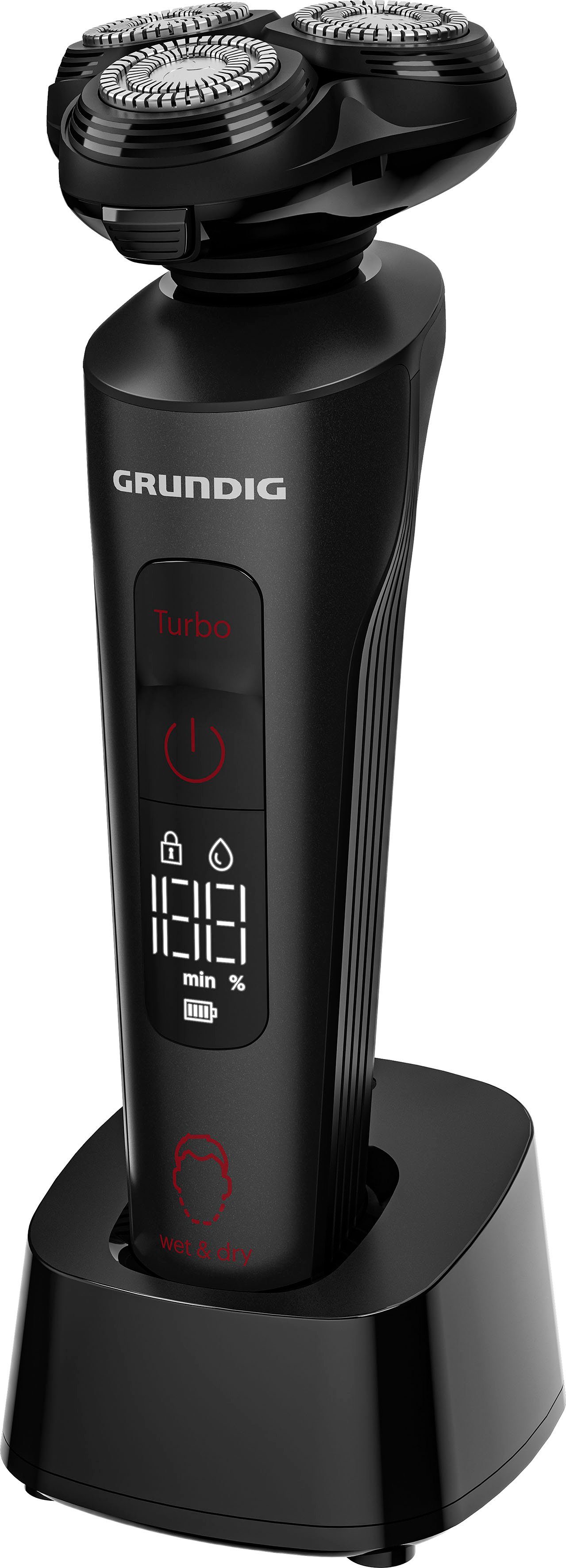 Grundig Elektrorasierer Herrenrasierer ProClub MS 9130, Aufsätze: 2, Langhaartrimmer