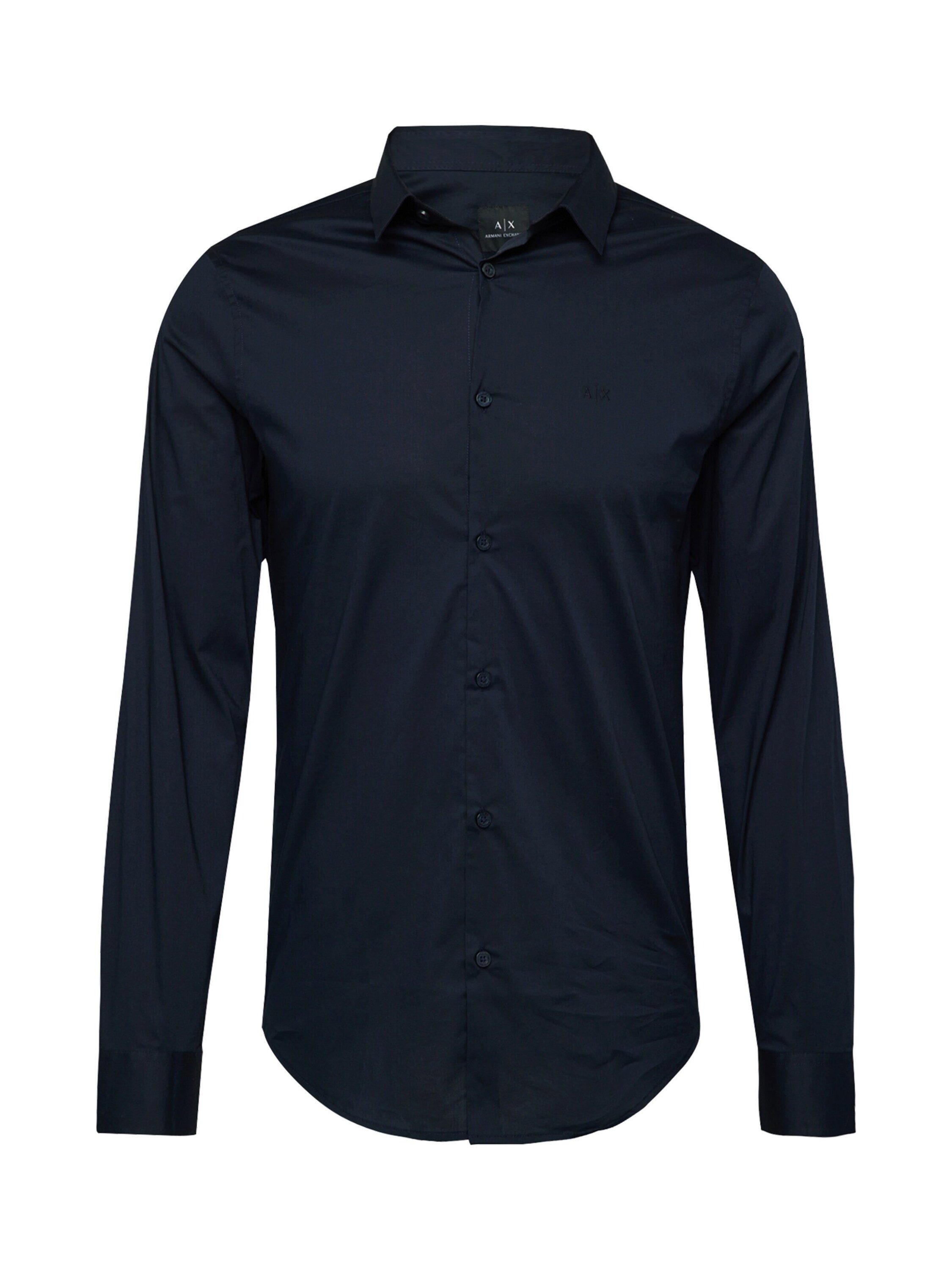 ARMANI EXCHANGE Langarmhemd Tessuto (1-tlg)