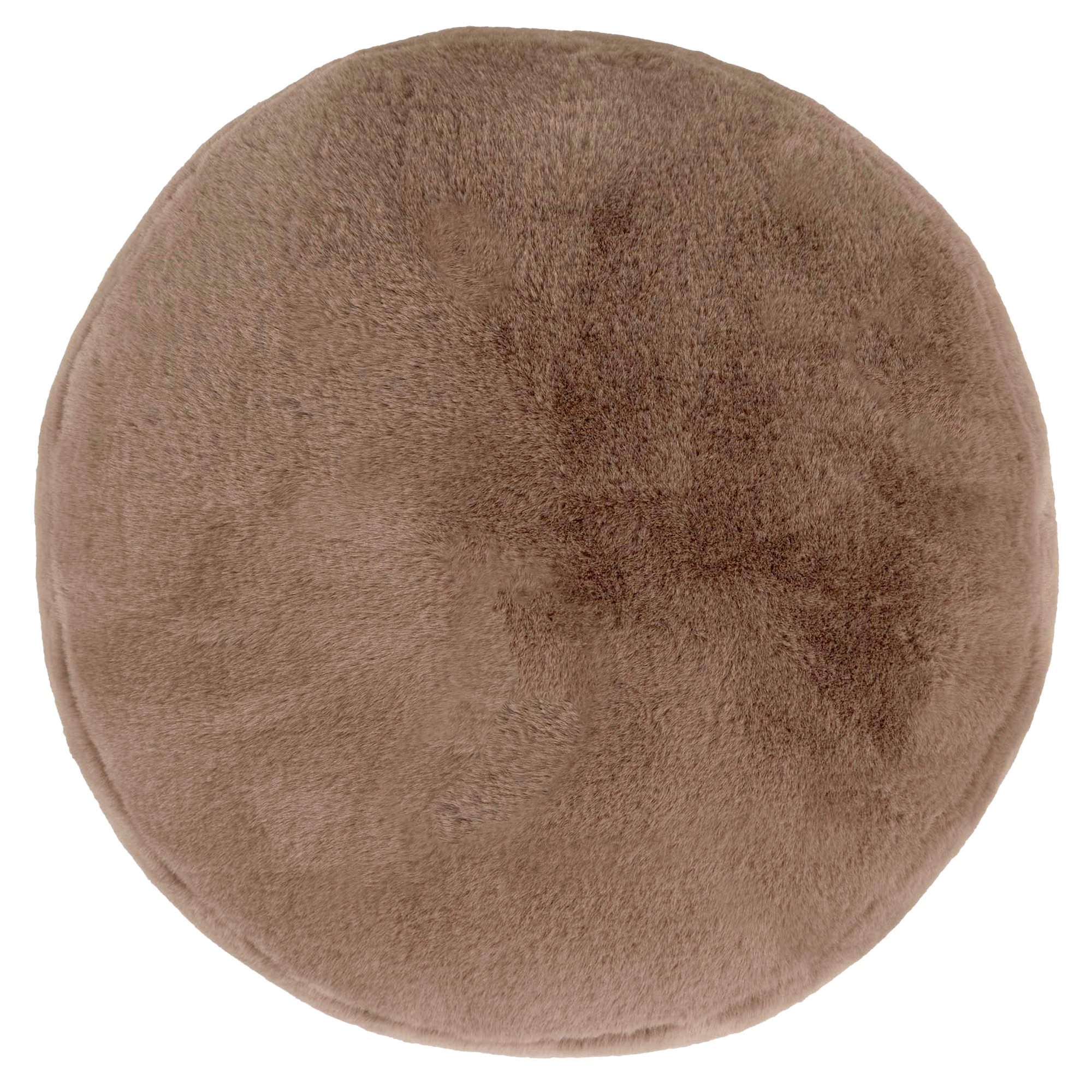 icon Pouf XL aus Kunstfell „Milano“, mit Füllung – Bild 3 von 5