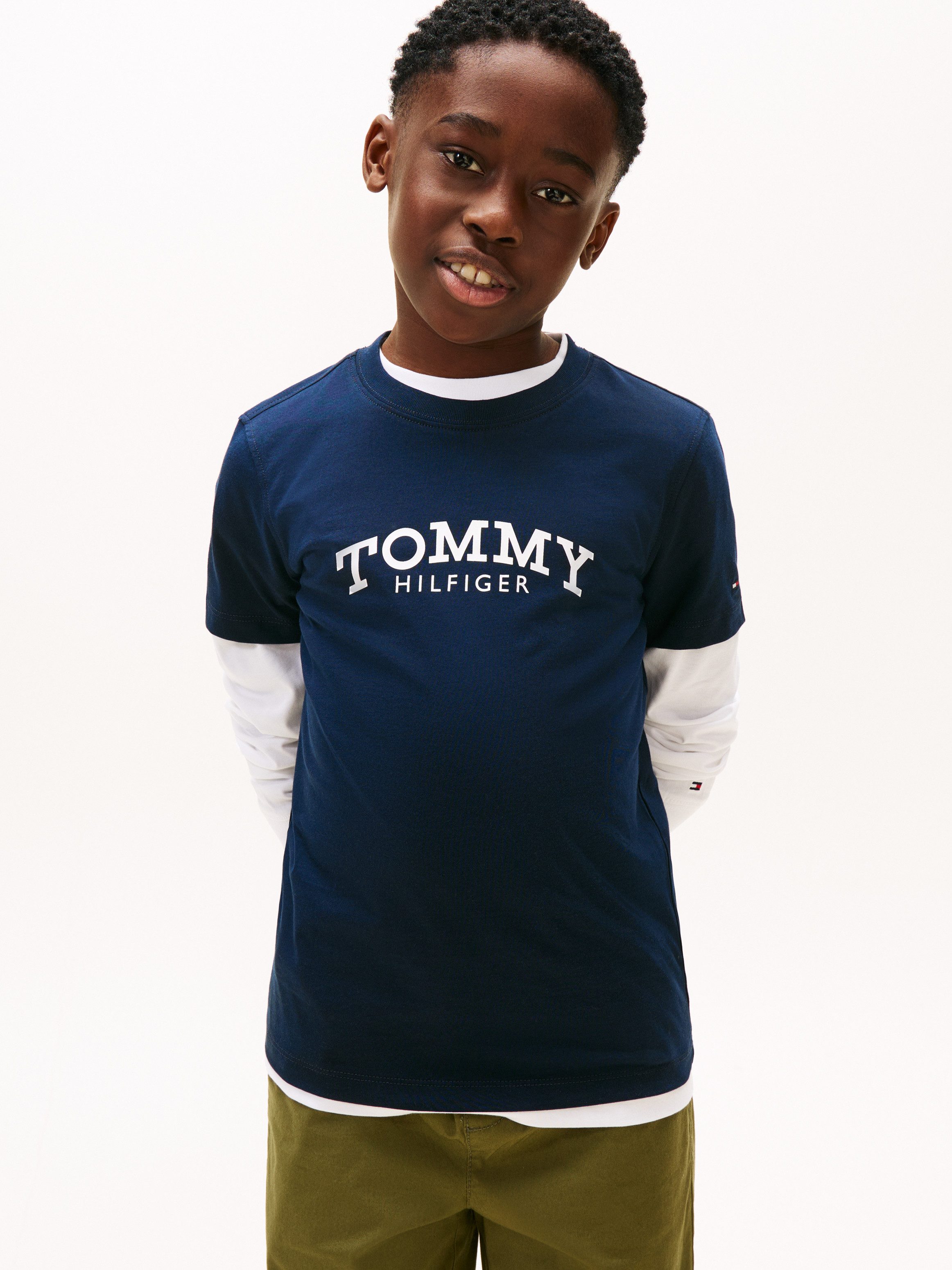 Tommy Hilfiger T-Shirt Regular fit, für Kinder bis 16 Jahre, Druck
