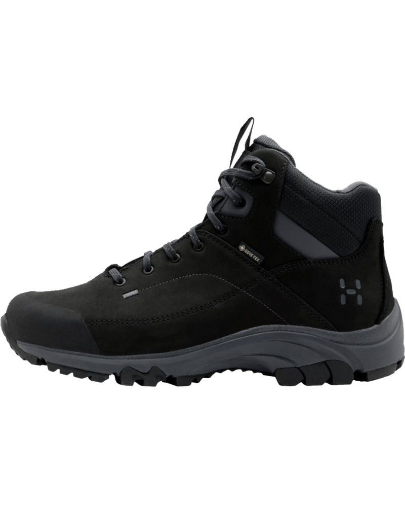 Haglöfs Ridge GTX II MID (Trekking, Nubukleder, wasserdicht) schwarz Herren Wanderschuh
