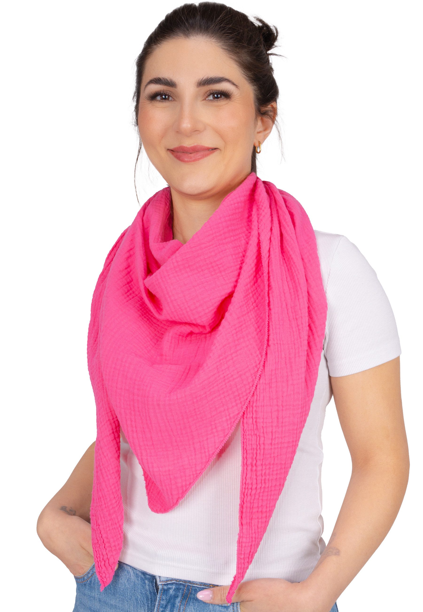 Seasons of April Schal LUISA MUSSELIN DREIECK, Dreieck Musselin Schal 100% günstig online kaufen