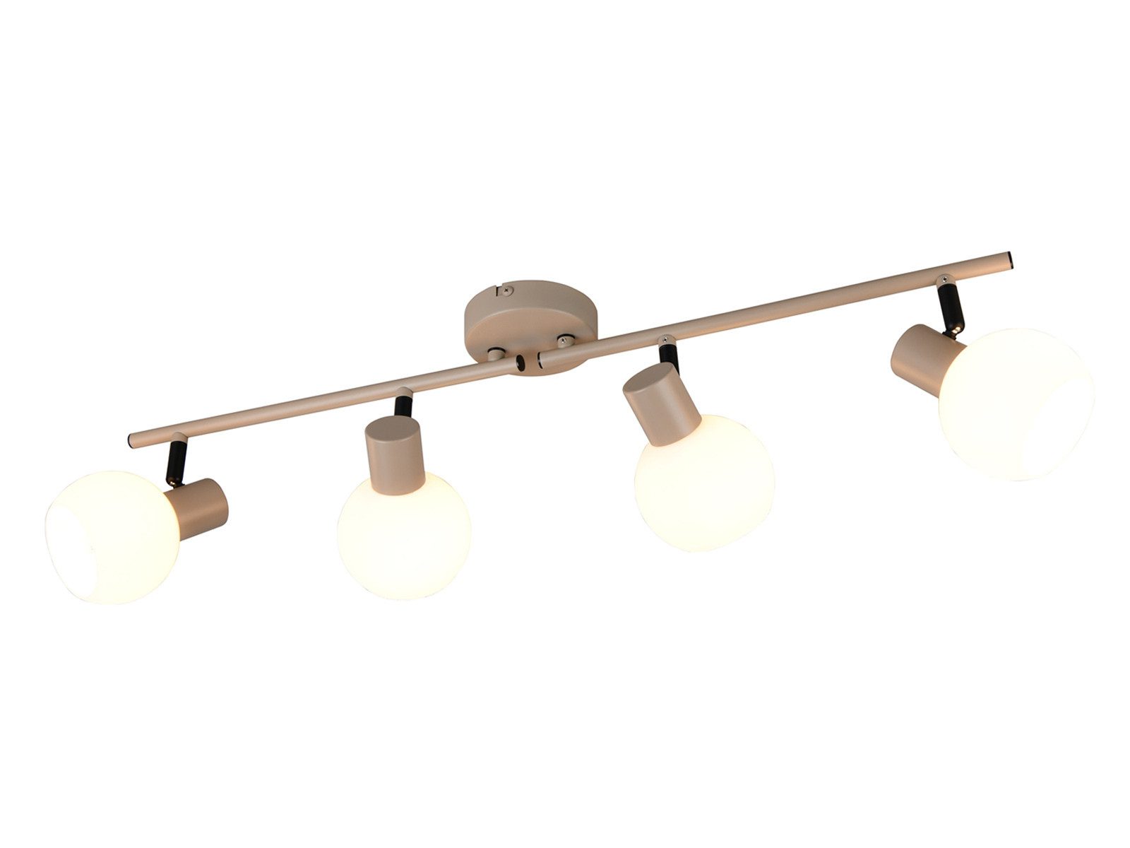 Reality Leuchten LED Deckenstrahler, Dimmfunktion, LED wechselbar, warmweiß, innen Licht-strahler Deckenlampe Jugendzimmer & Treppenhaus, B: 70cm